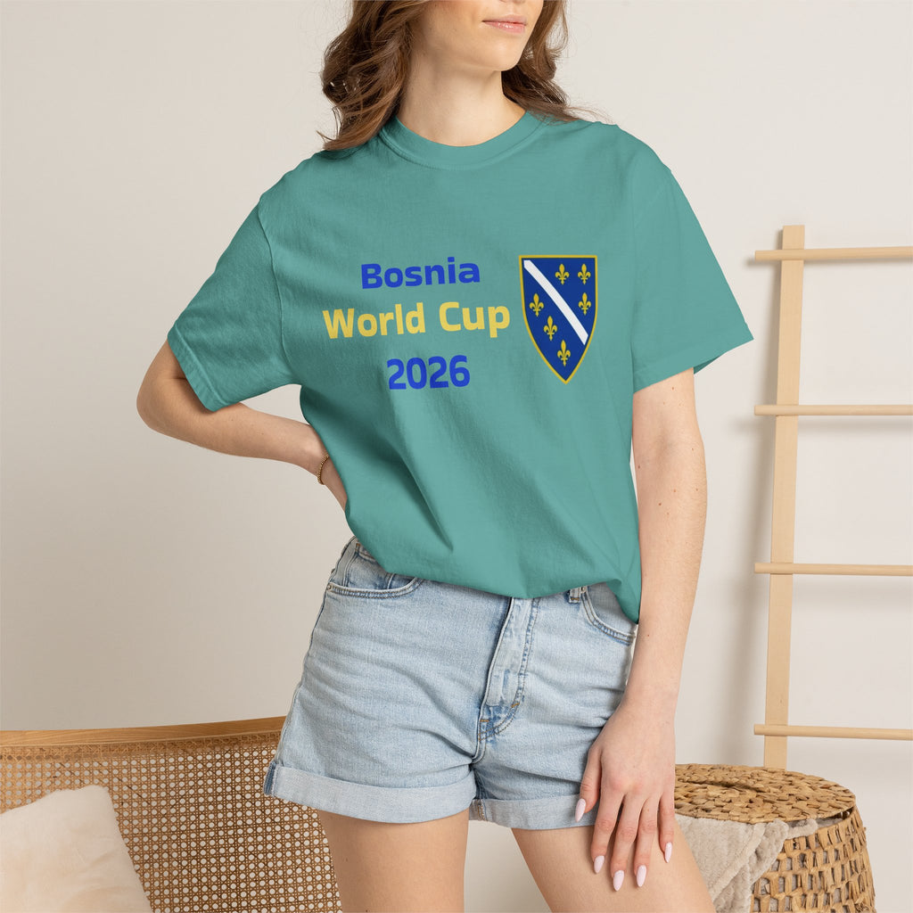 Bosnia World Cup 2026 T-Shirt – Bosnia Crest Soccer Fan Tee
