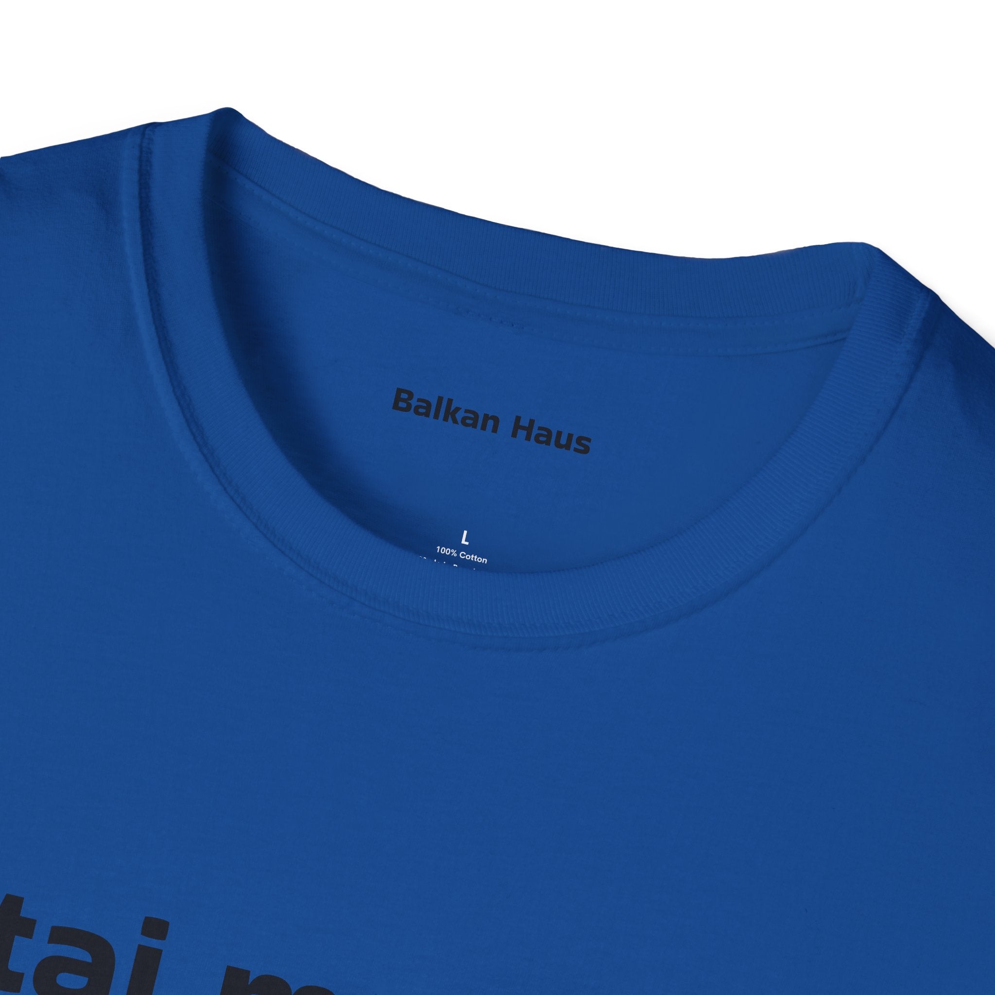 'Giftaj me beboo' Balkan Haus T-Shirt — Funny Bosnian Phrase Tee