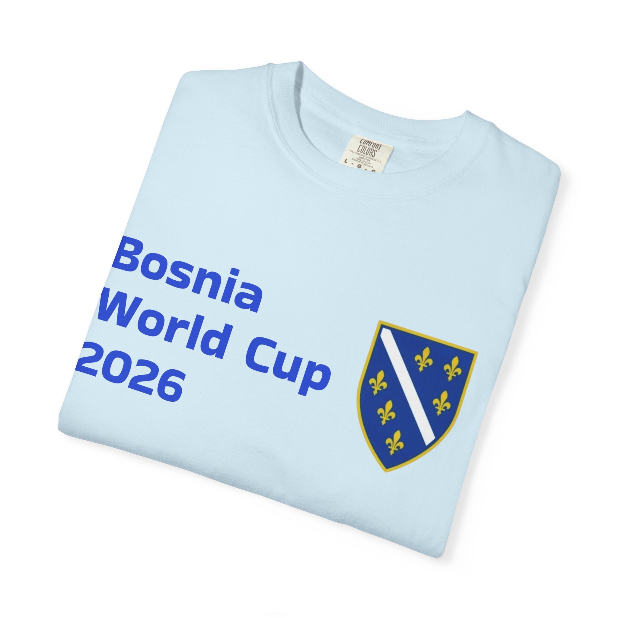 Bosnia World Cup 2026 T-Shirt — Bosnia Crest Soccer Fan Tee