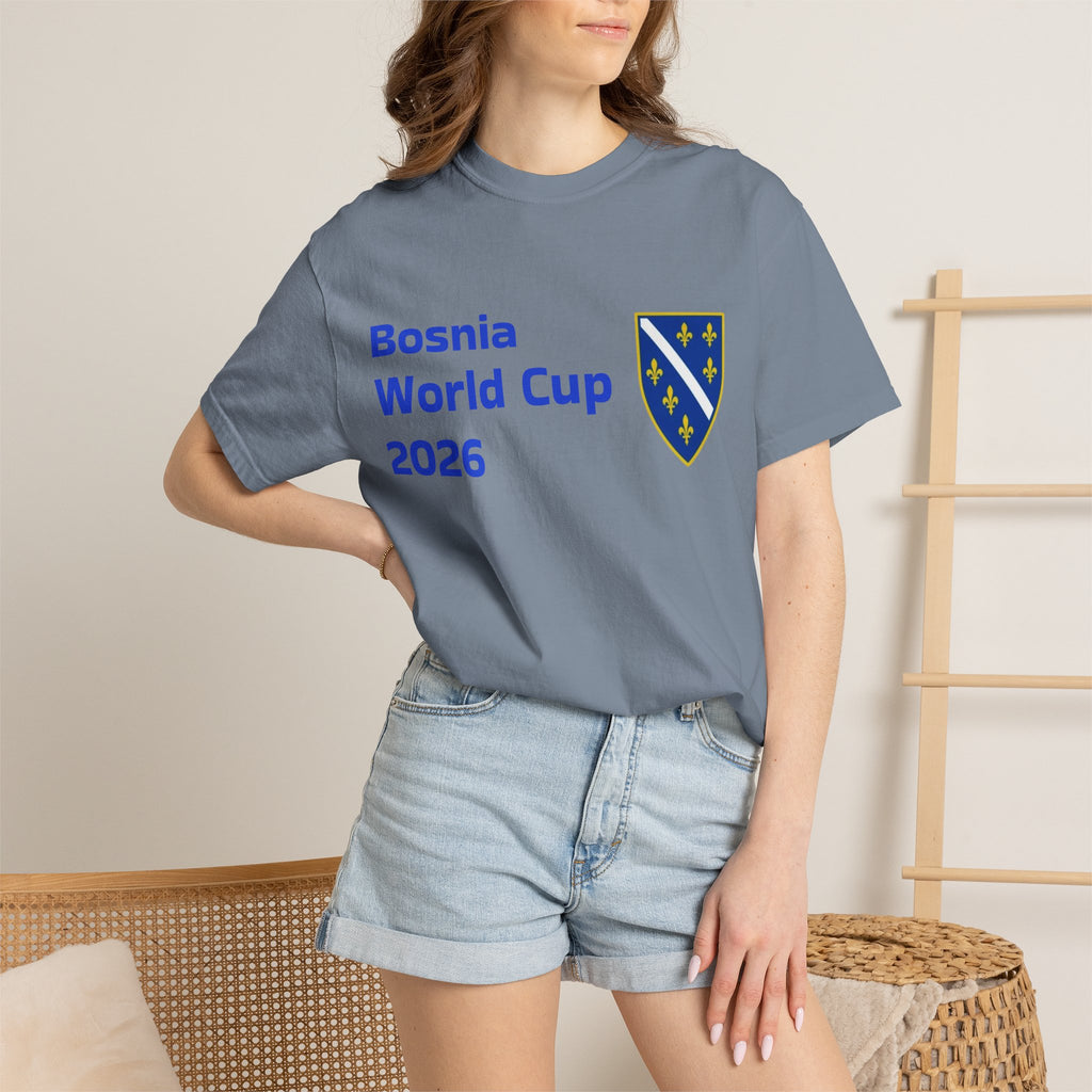 Bosnia World Cup 2026 T-Shirt — Bosnia Crest Soccer Fan Tee