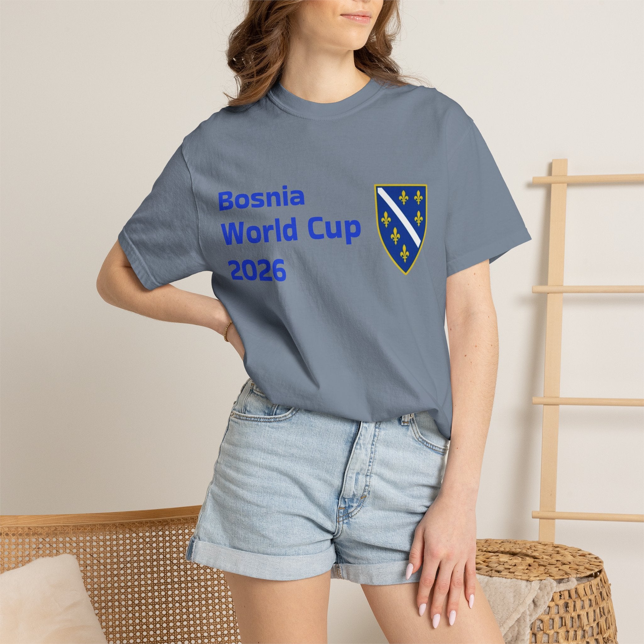 Bosnia World Cup 2026 T-Shirt — Bosnia Crest Soccer Fan Tee