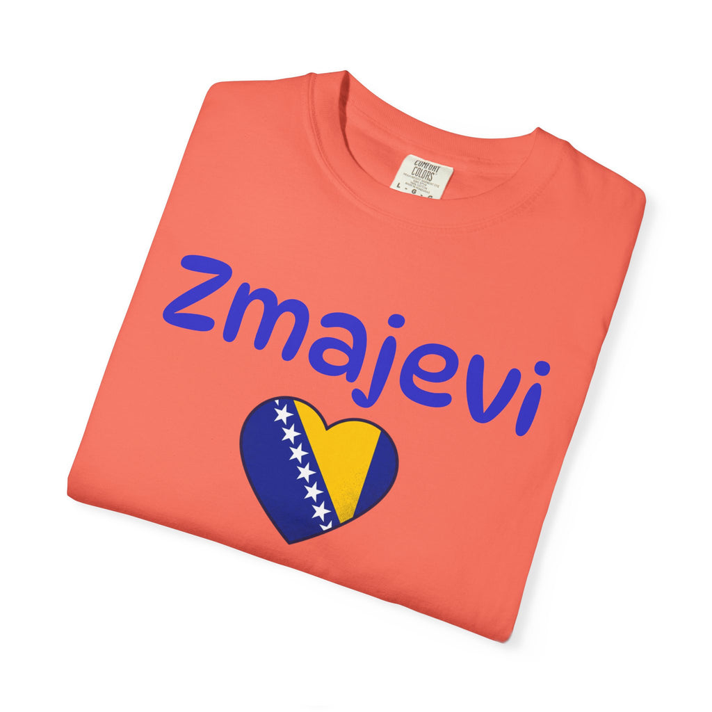 Zmajevi Heart T-Shirt – Bosnian Flag Pride Tee (Balkan Haus)