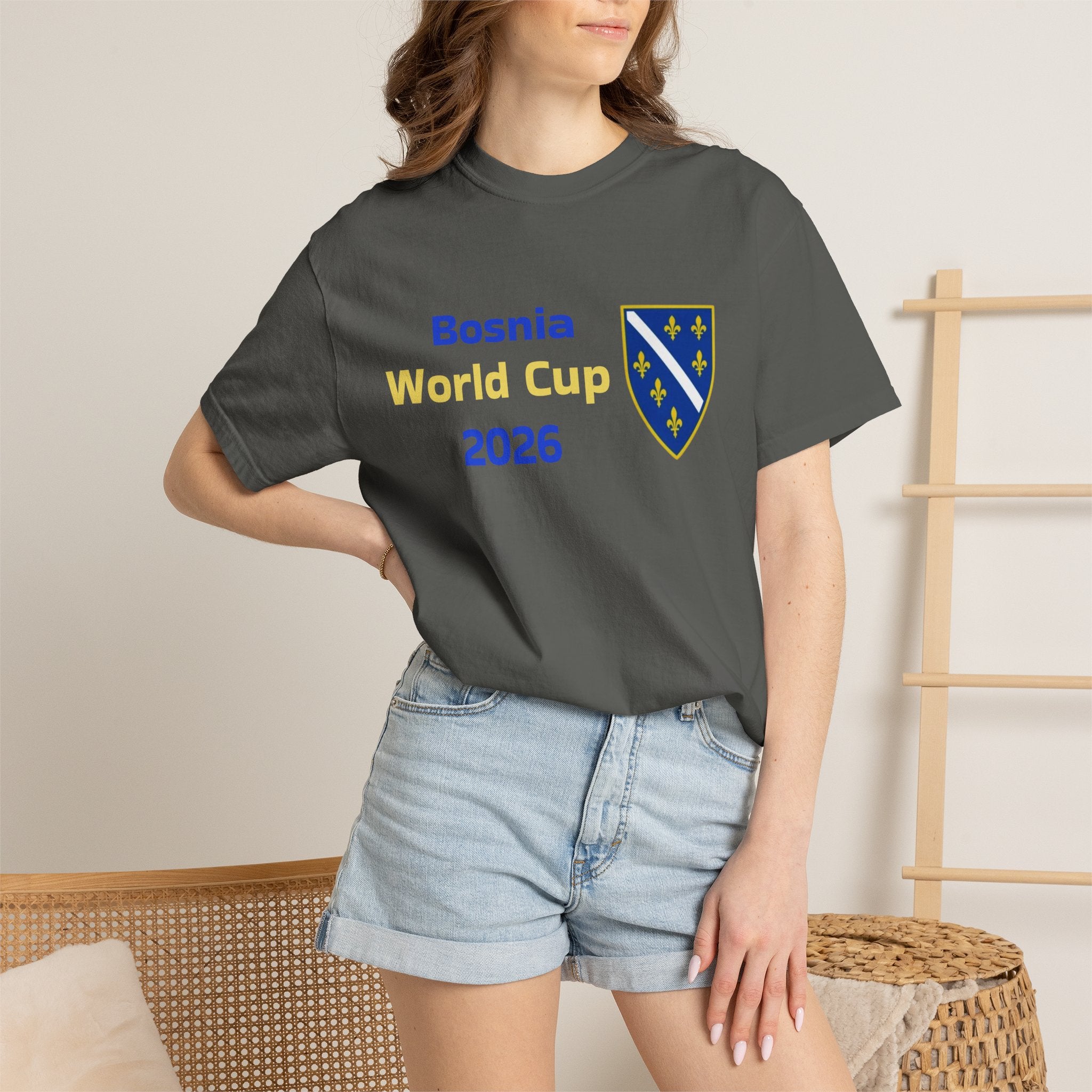 Bosnia World Cup 2026 T-Shirt – Bosnia Crest Soccer Fan Tee