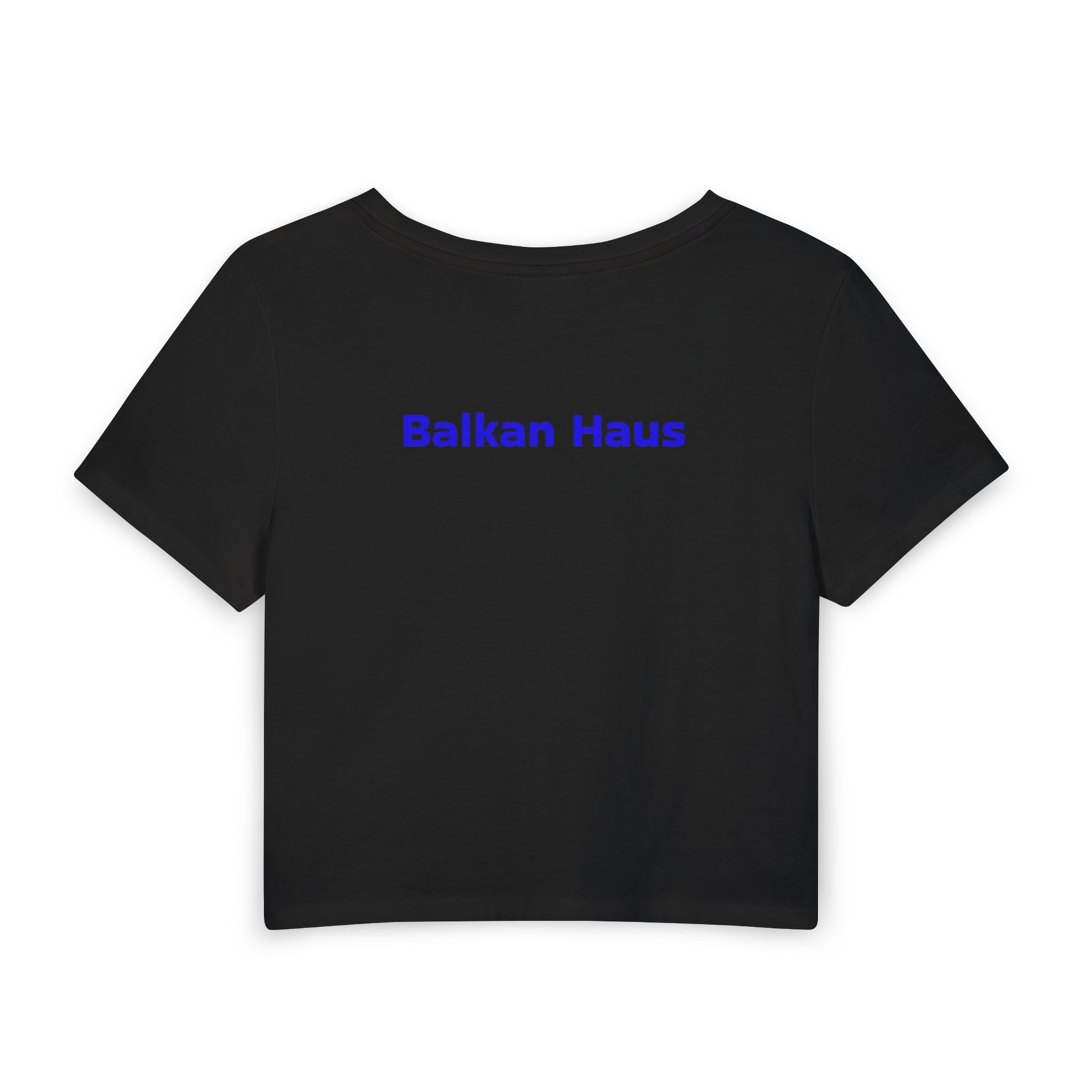 Bosnia World Cup 2026 Women's Baby Tee — Heart Flag Soccer Fan Crop Top