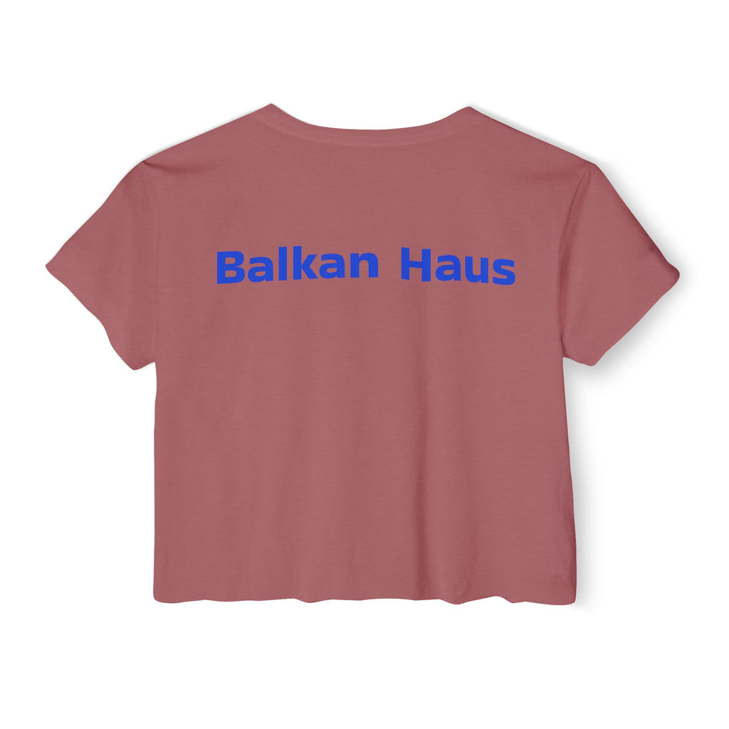 Bosnia World Cup 2026 Crop Top — Balkan Haus Festival Tee