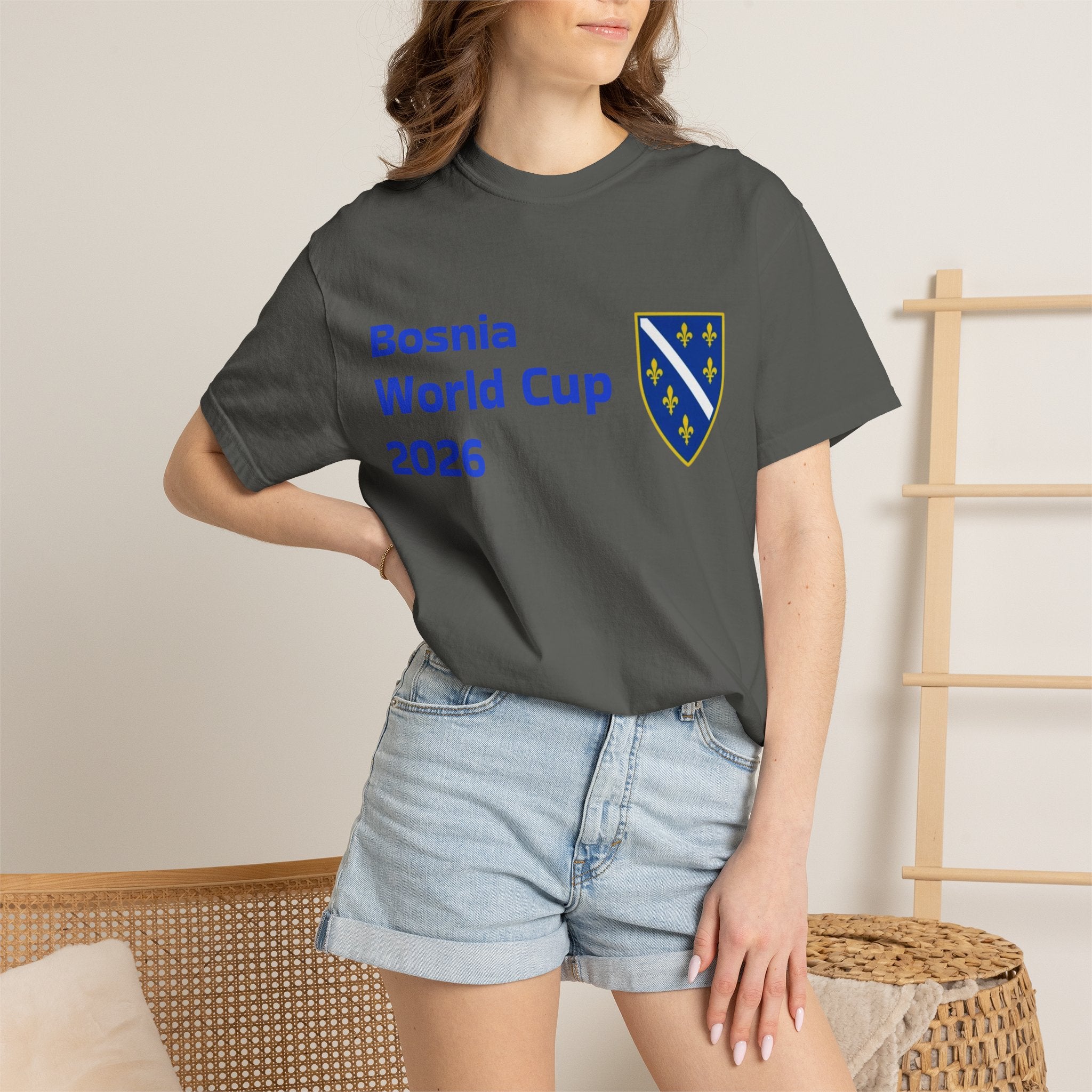 Bosnia World Cup 2026 T-Shirt — Bosnia Crest Soccer Fan Tee