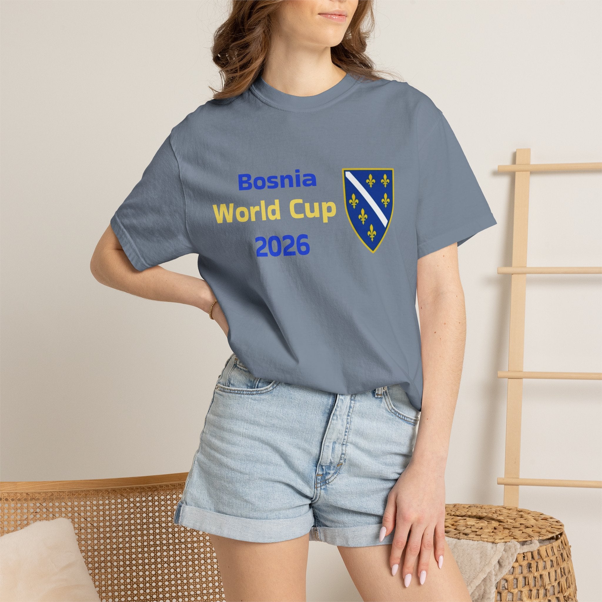 Bosnia World Cup 2026 T-Shirt – Bosnia Crest Soccer Fan Tee