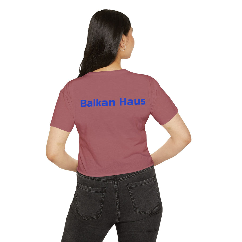 Bosnia World Cup 2026 Crop Top — Balkan Haus Festival Tee