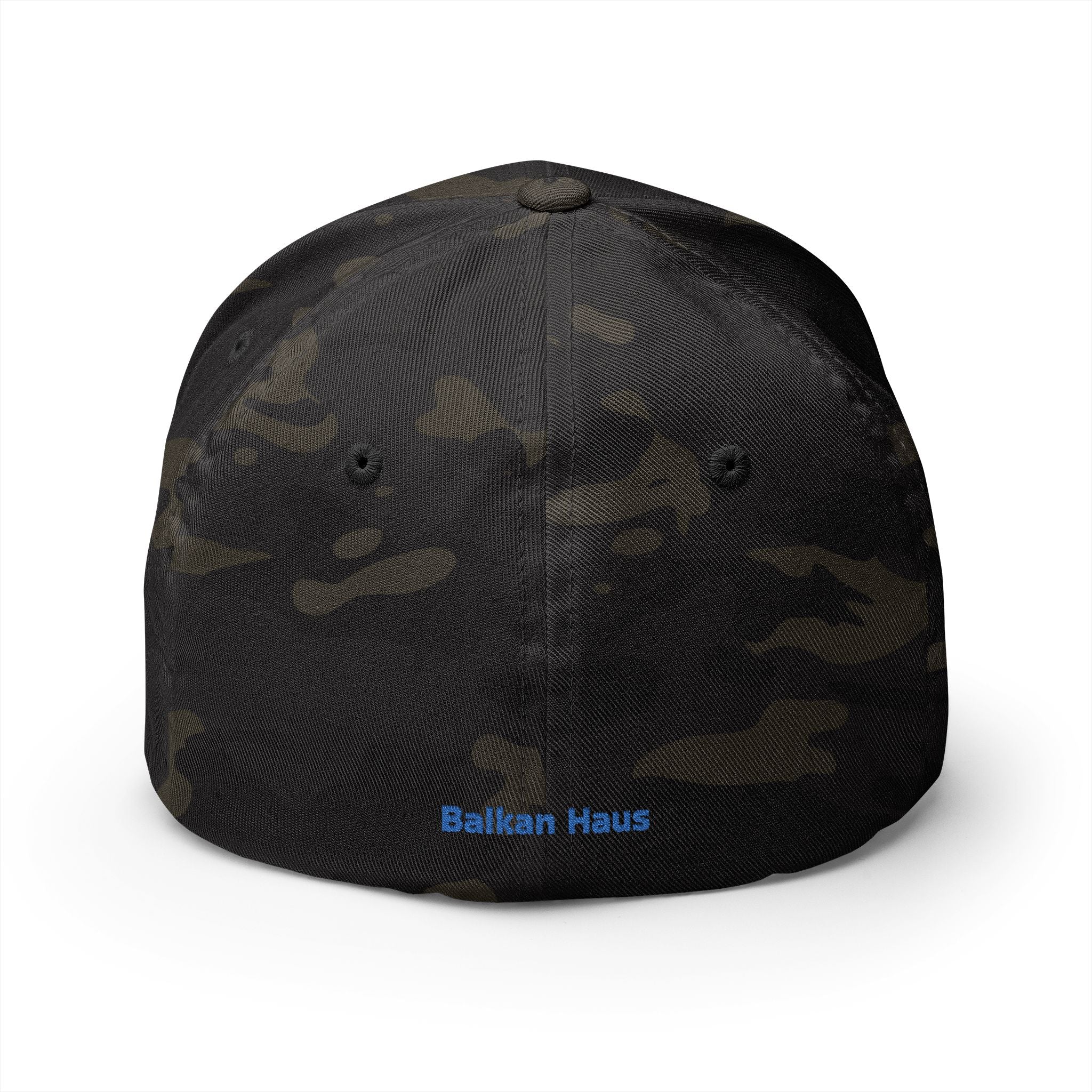 Bosnia Flag Embroidered Cap — Balkan Haus Closed‑Back Baseball Hat