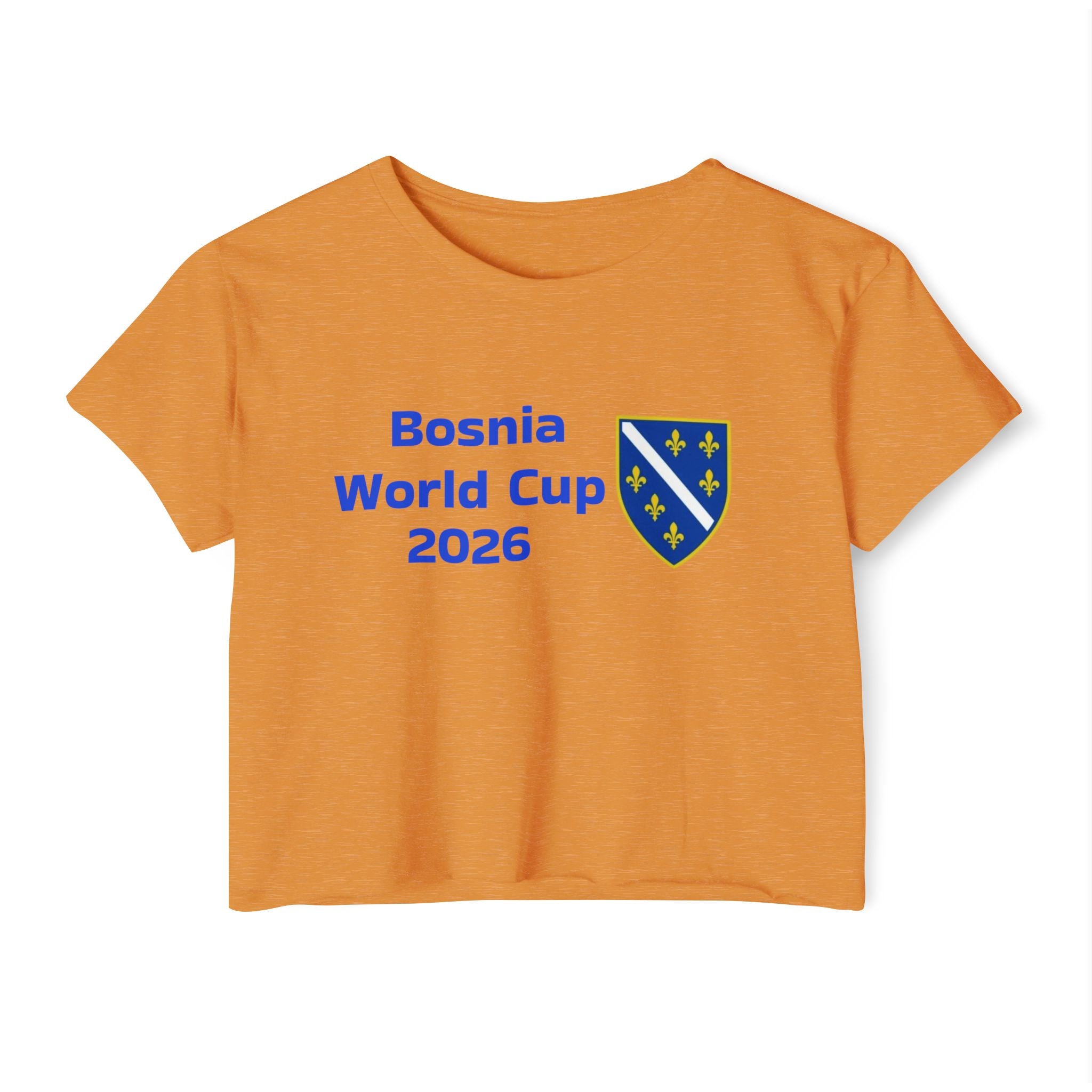 Bosnia World Cup 2026 Crop Top — Balkan Haus Festival Tee