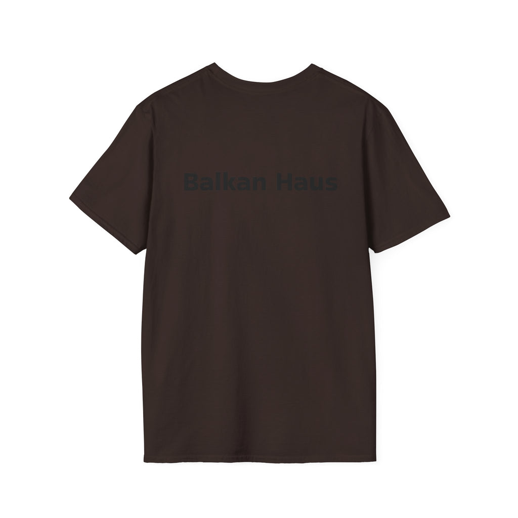 'Giftaj me beboo' Balkan Haus T-Shirt — Funny Bosnian Phrase Tee