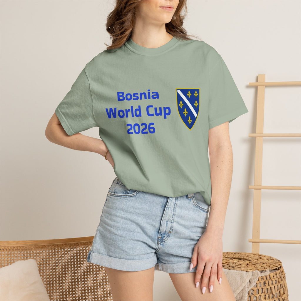 Bosnia World Cup 2026 T-Shirt — Bosnia Crest Soccer Fan Tee