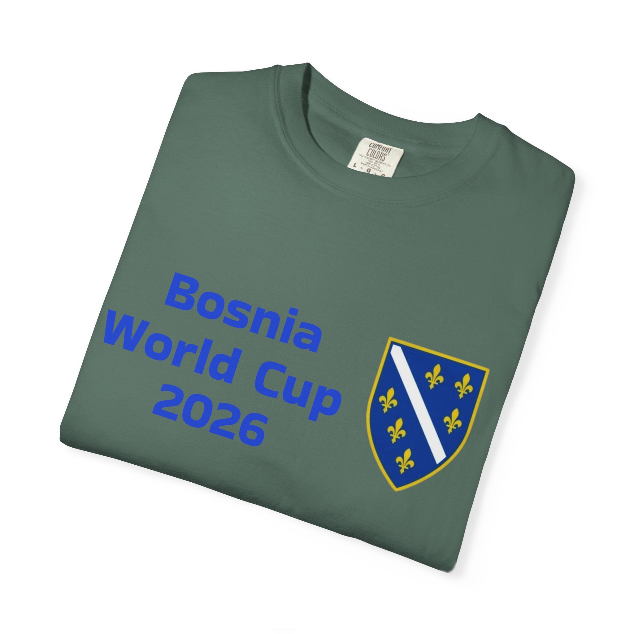 Bosnia World Cup 2026 T-Shirt — Bosnia Crest Soccer Fan Tee