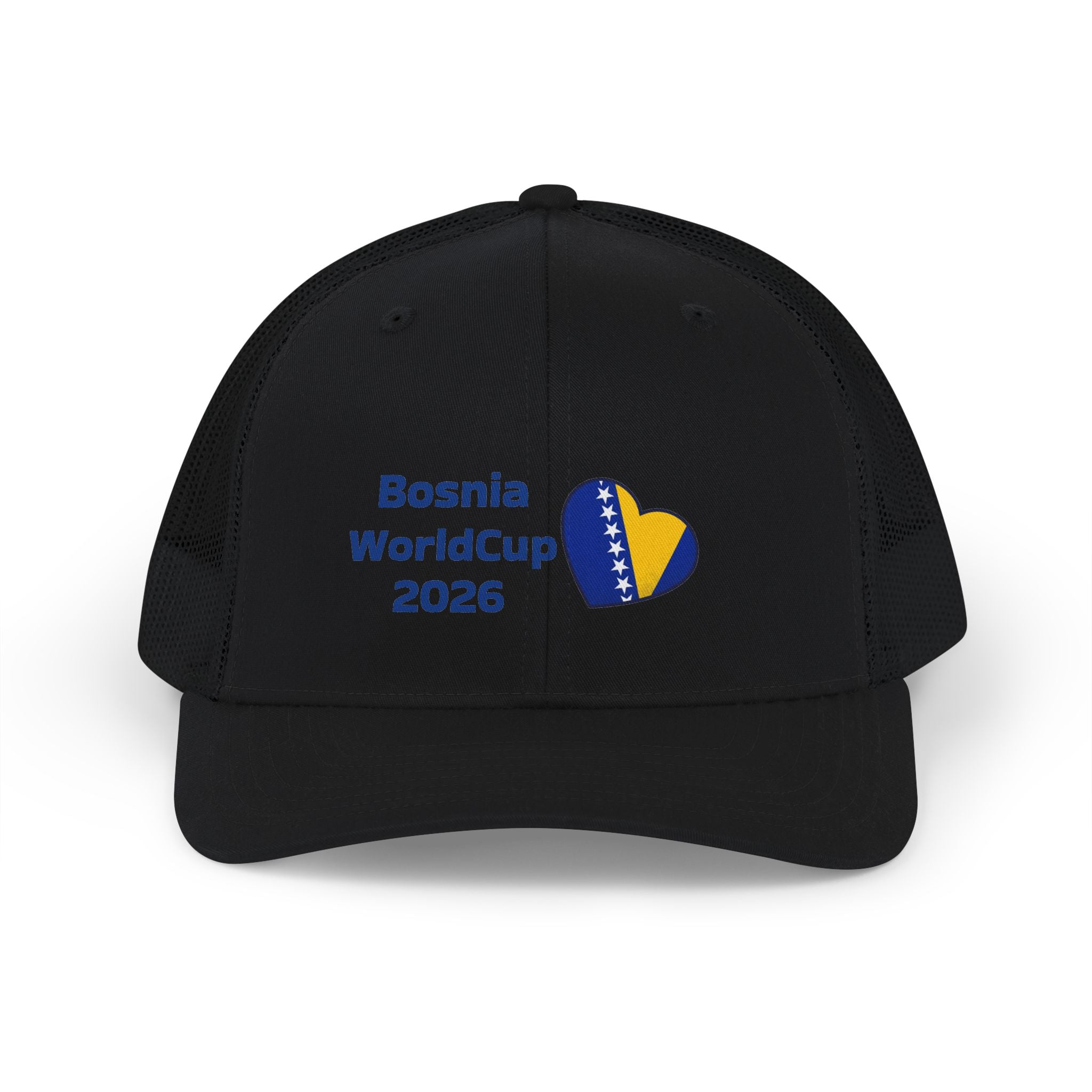 Bosnia World Cup Snapback Trucker Cap — 2026 Football Fan Mesh Hat