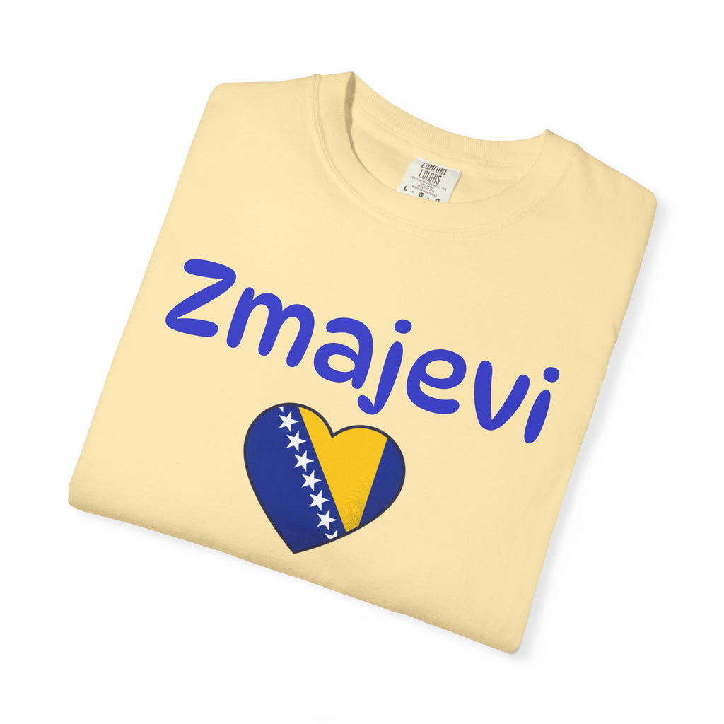 Zmajevi Heart T-Shirt – Bosnian Flag Pride Tee (Balkan Haus)