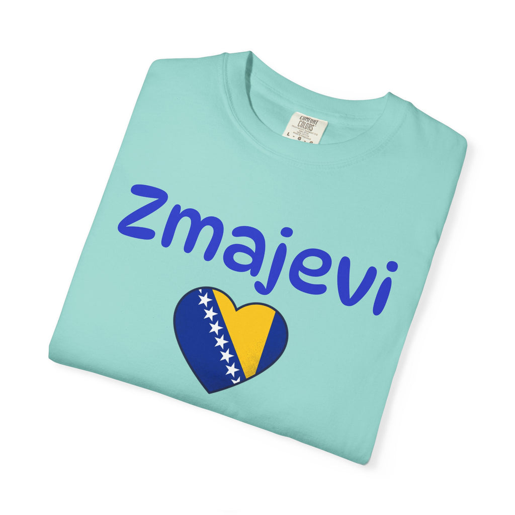 Zmajevi Heart T-Shirt – Bosnian Flag Pride Tee (Balkan Haus)
