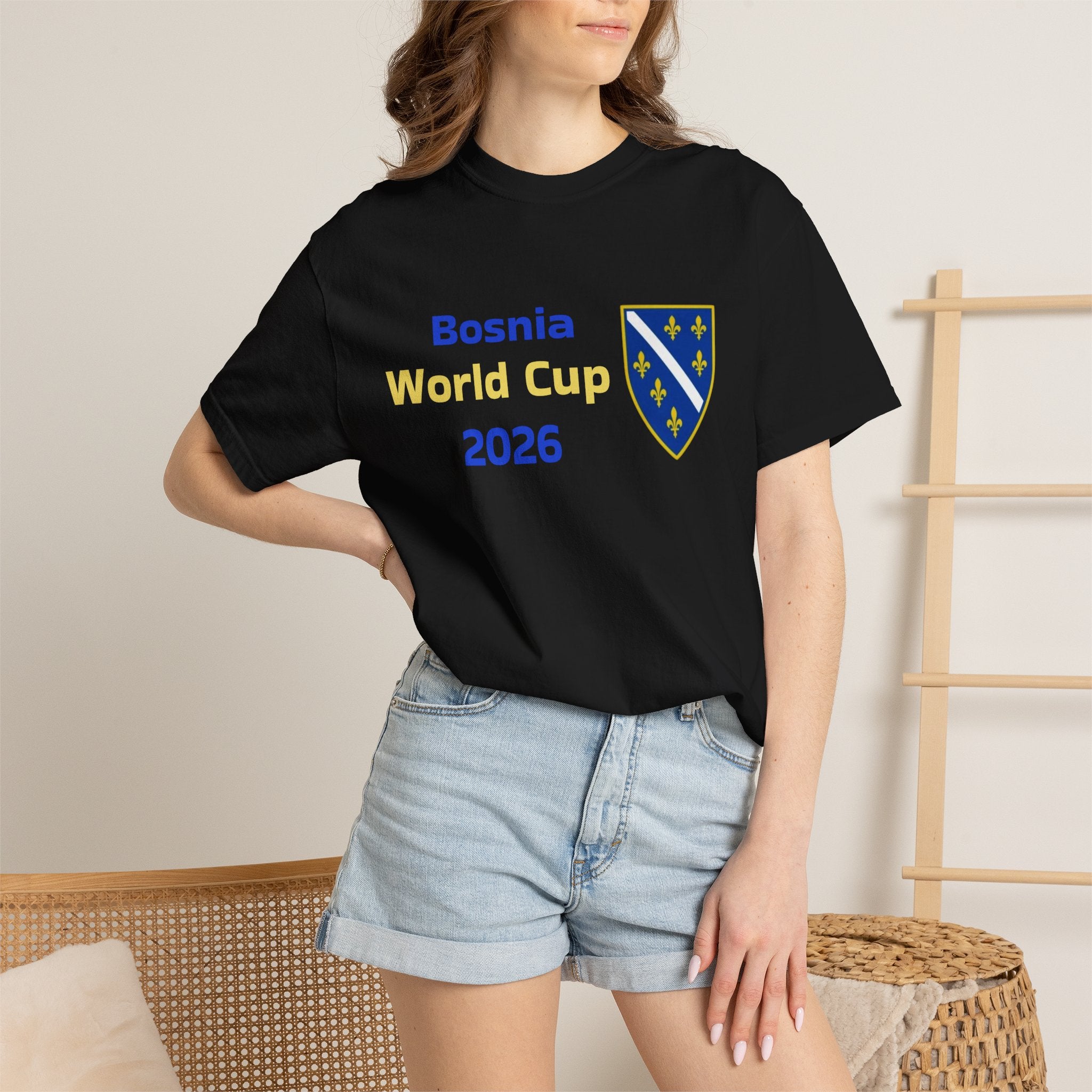 Bosnia World Cup 2026 T-Shirt – Bosnia Crest Soccer Fan Tee