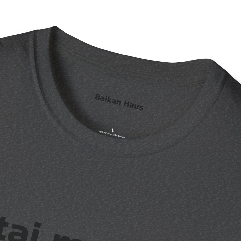 'Giftaj me beboo' Balkan Haus T-Shirt — Funny Bosnian Phrase Tee