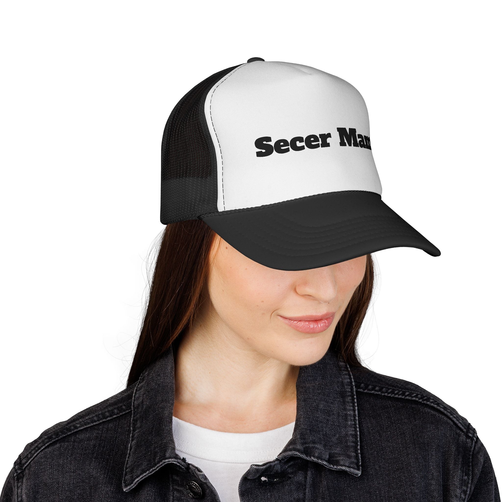Secer Mama Trucker Hat — Funny Retro Mesh Cap for Moms