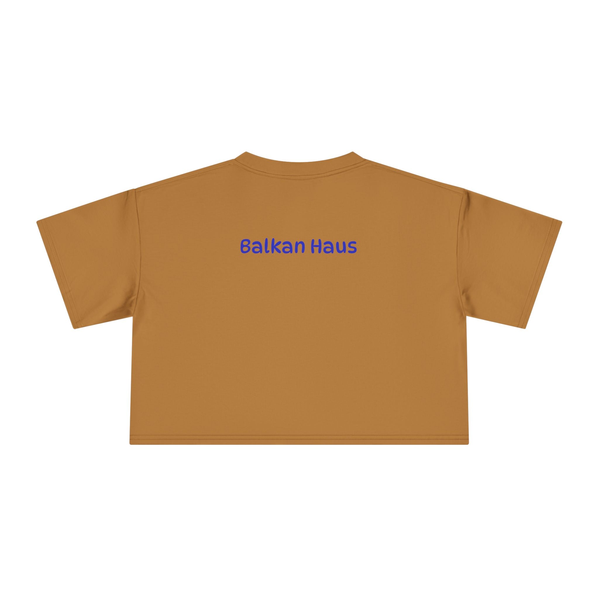 Zmajevi Heart Crop Tee – Bosnia Flag Love Women's Crop Top