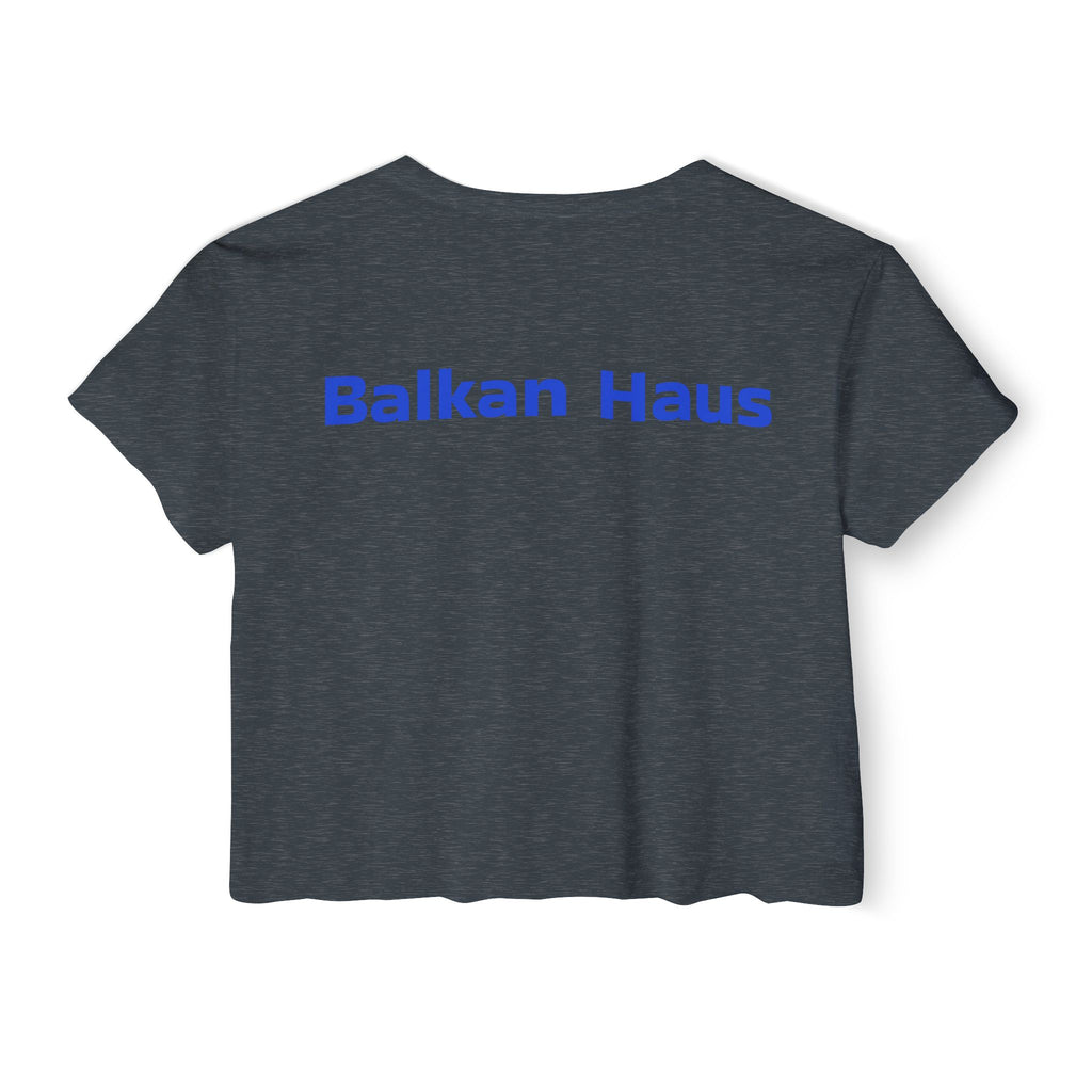 Bosnia World Cup 2026 Crop Top — Balkan Haus Festival Tee
