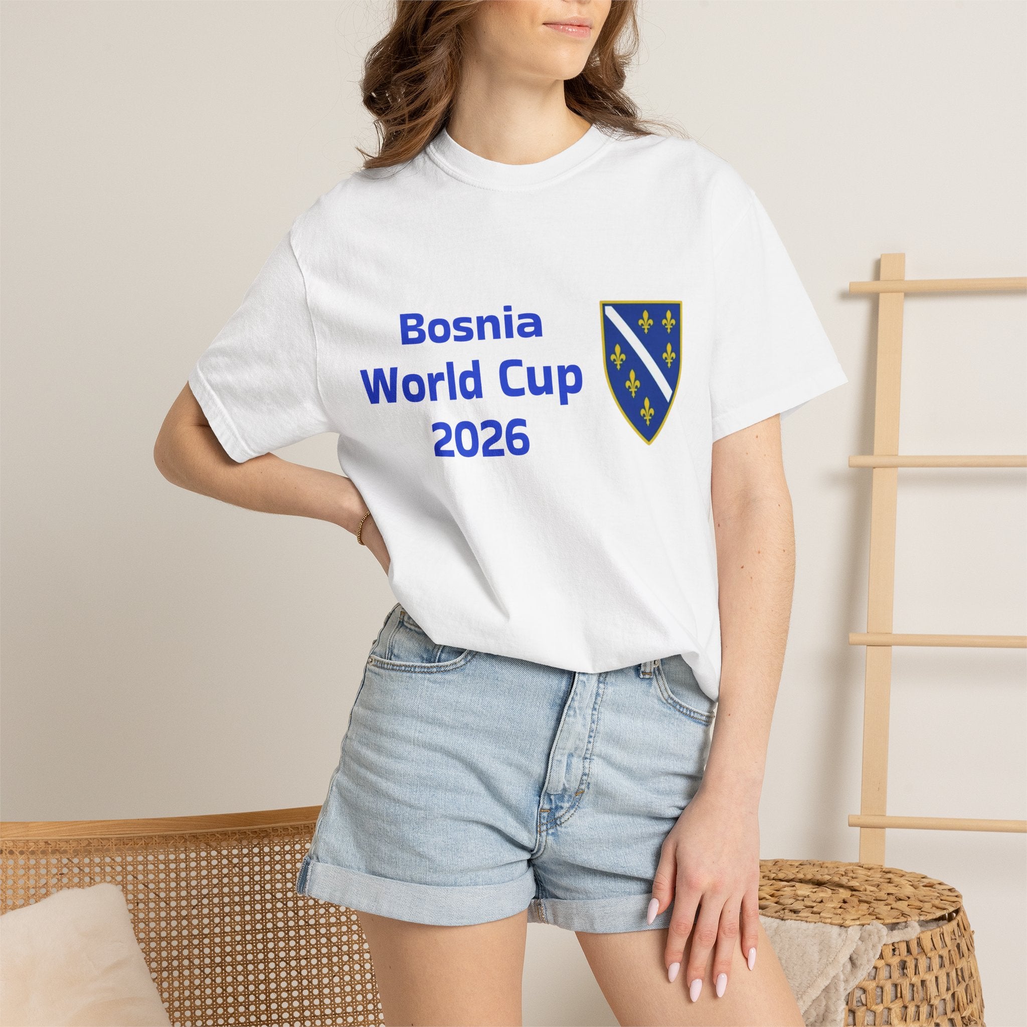 Bosnia World Cup 2026 T-Shirt — Bosnia Crest Soccer Fan Tee