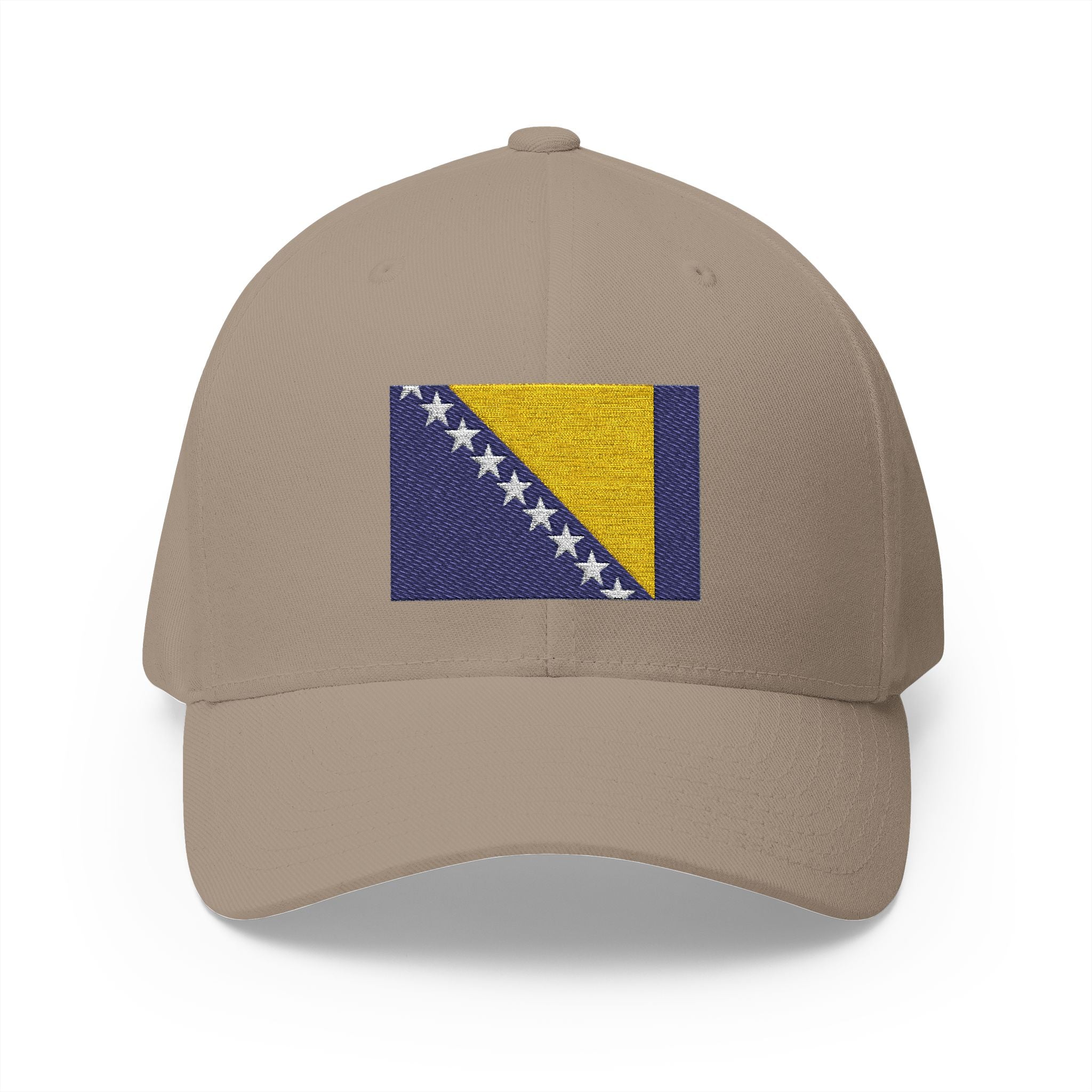 Bosnia Flag Embroidered Cap — Balkan Haus Closed‑Back Baseball Hat