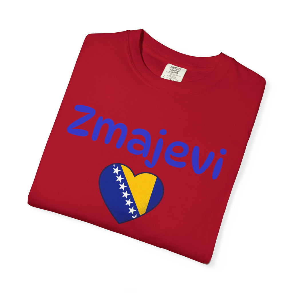 Zmajevi Heart T-Shirt – Bosnian Flag Pride Tee (Balkan Haus)