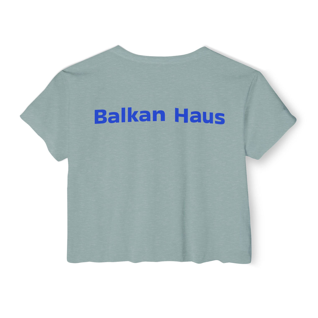 Bosnia World Cup 2026 Crop Top — Balkan Haus Festival Tee