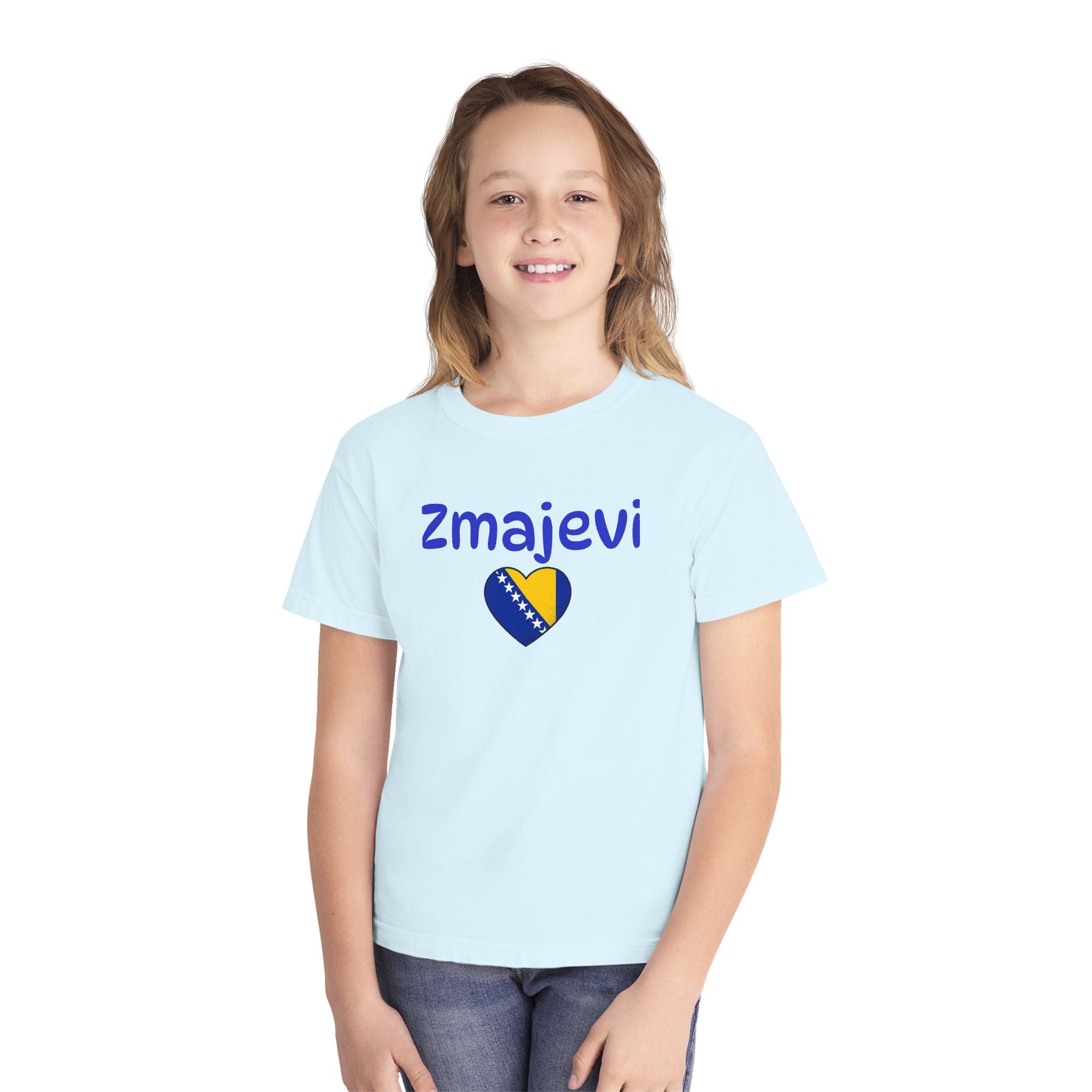 Youth Tee — "Zmajevi" Bosnia Heart Kids T-shirt
