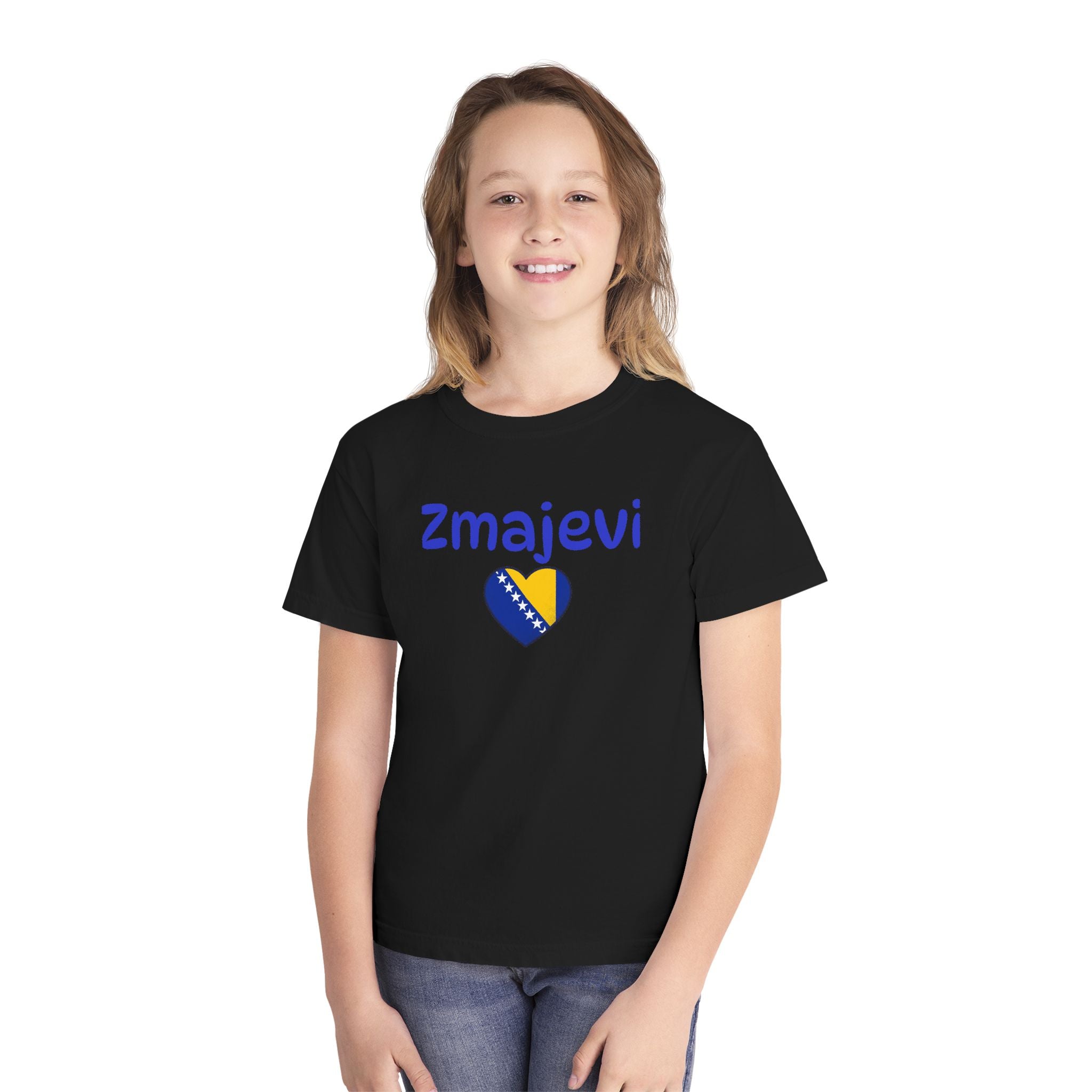 Youth Tee — "Zmajevi" Bosnia Heart Kids T-shirt