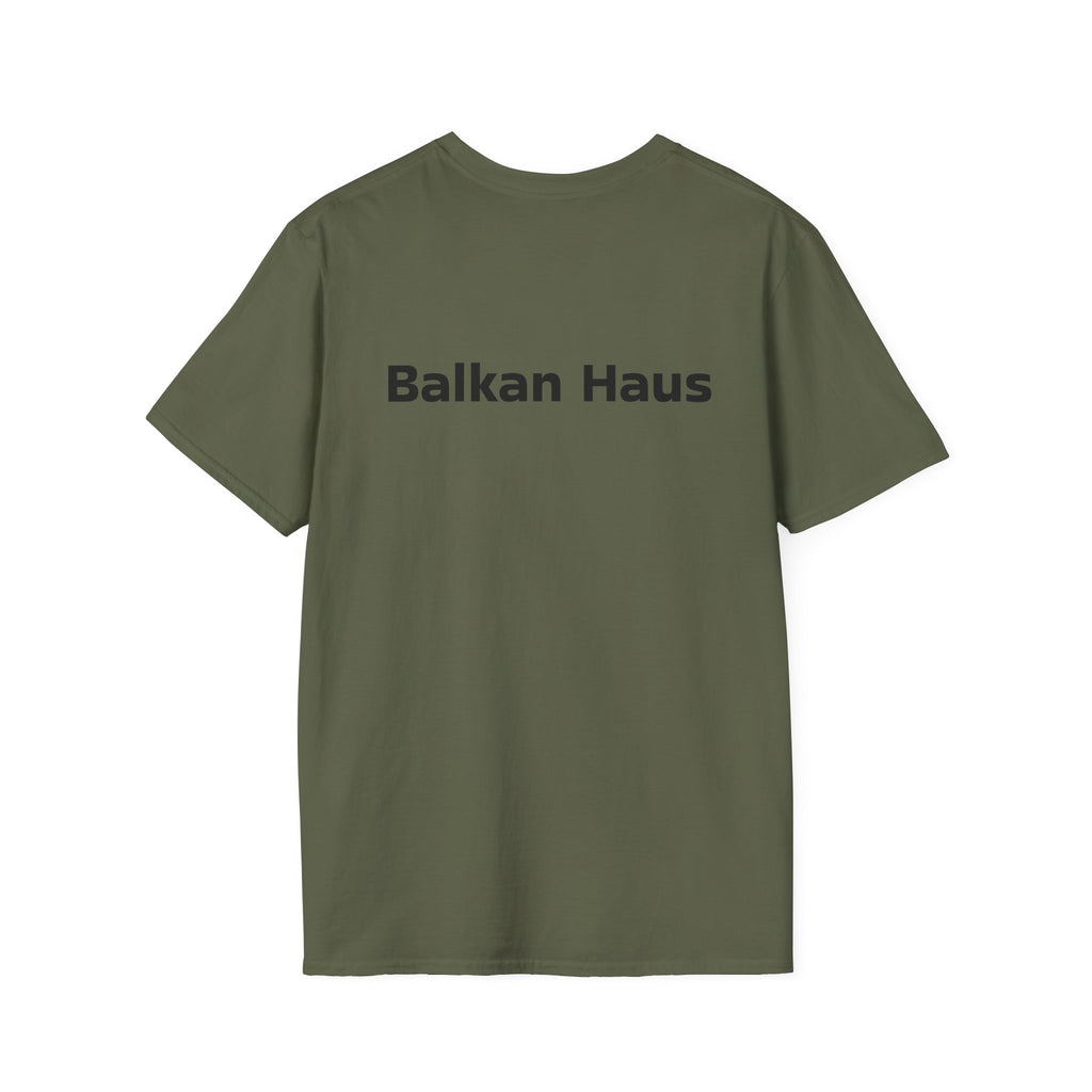 'Giftaj me beboo' Balkan Haus T-Shirt — Funny Bosnian Phrase Tee