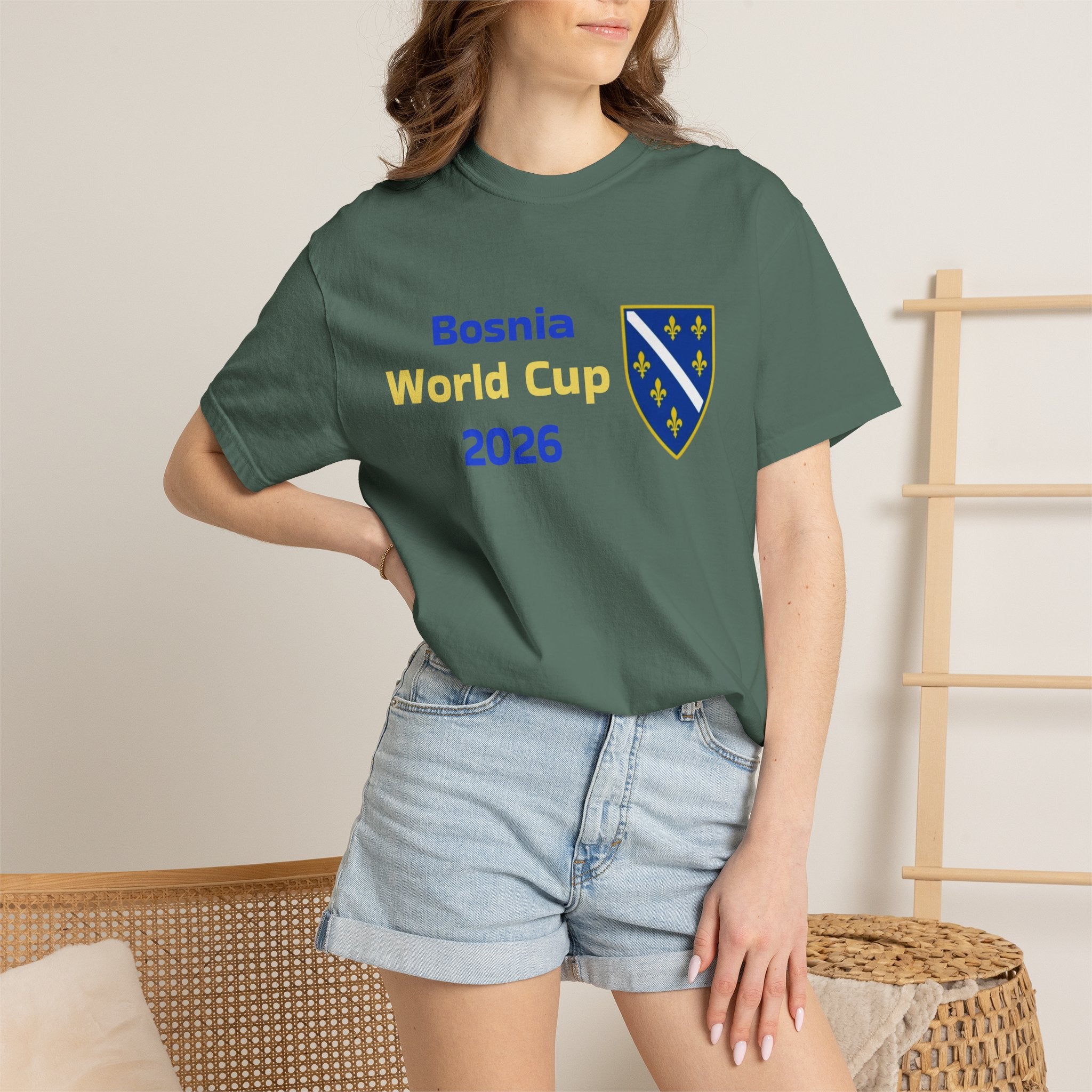 Bosnia World Cup 2026 T-Shirt – Bosnia Crest Soccer Fan Tee