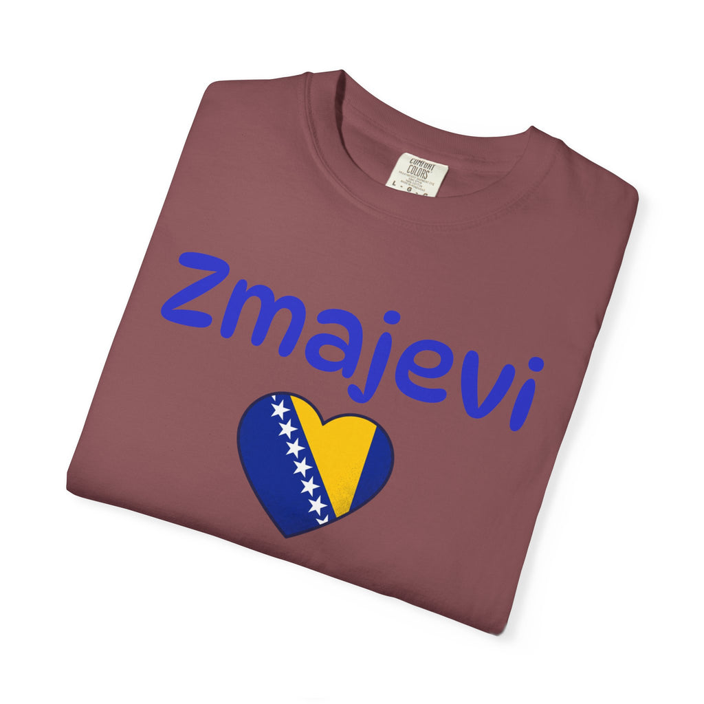 Zmajevi Heart T-Shirt – Bosnian Flag Pride Tee (Balkan Haus)