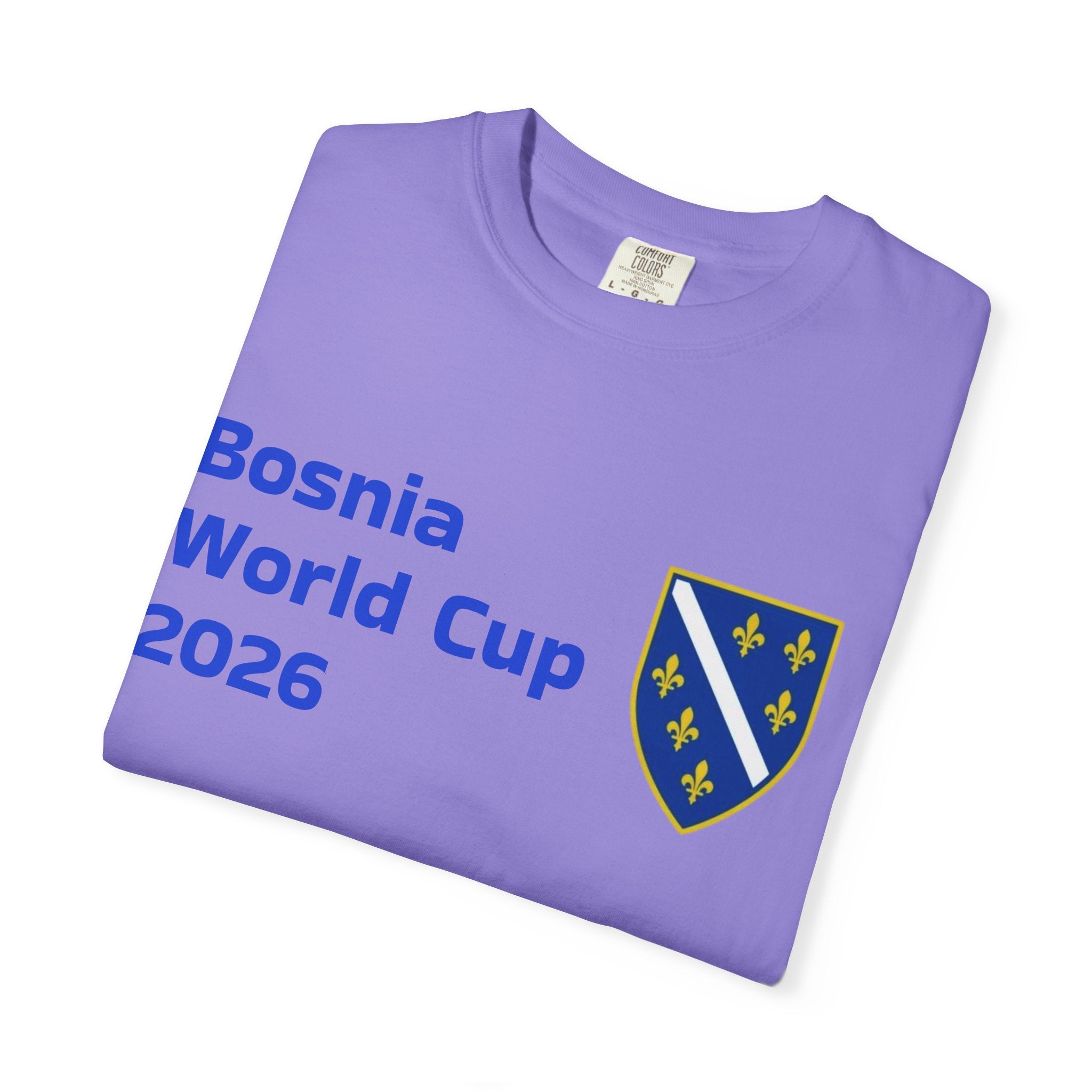 Bosnia World Cup 2026 T-Shirt — Bosnia Crest Soccer Fan Tee