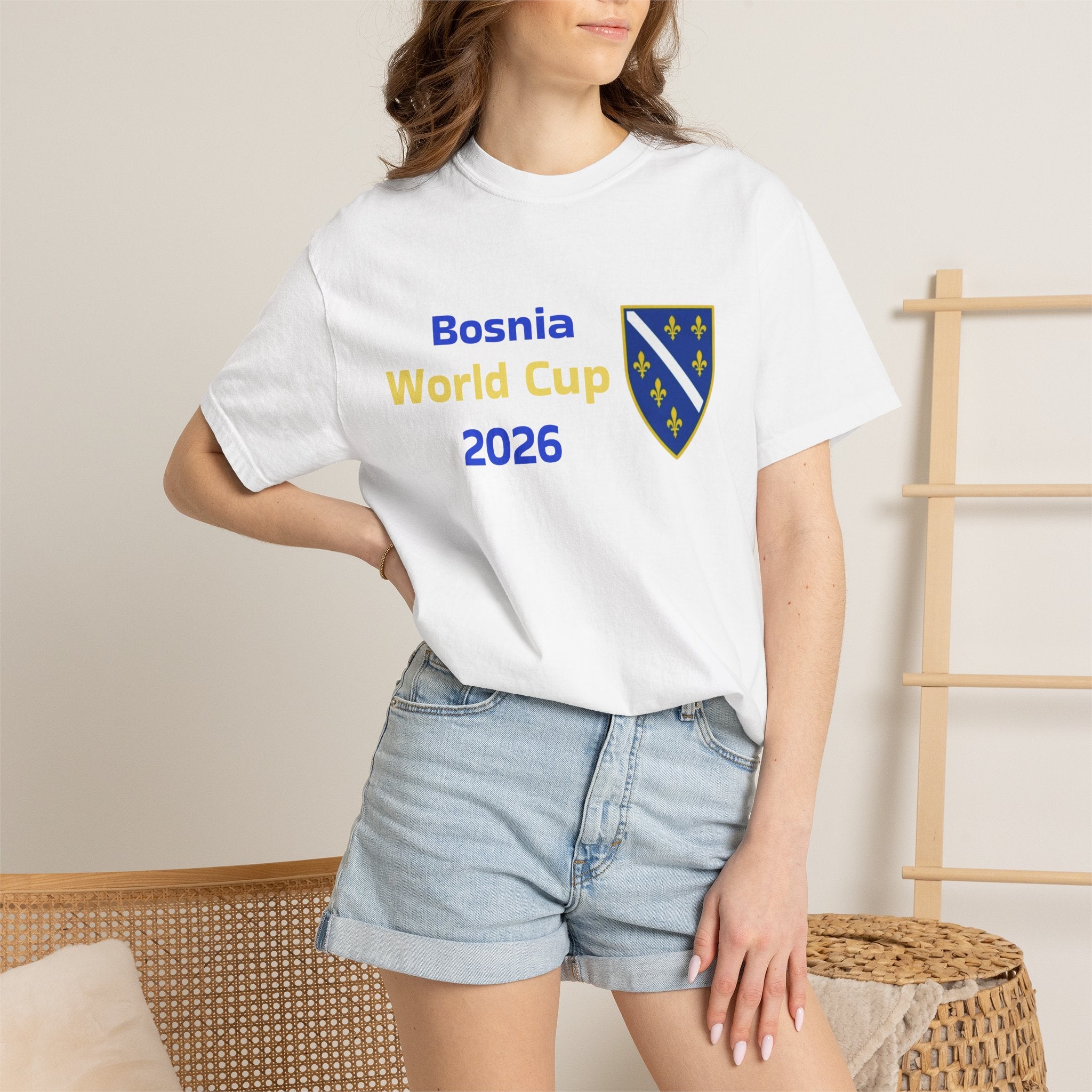 Bosnia World Cup 2026 T-Shirt – Bosnia Crest Soccer Fan Tee