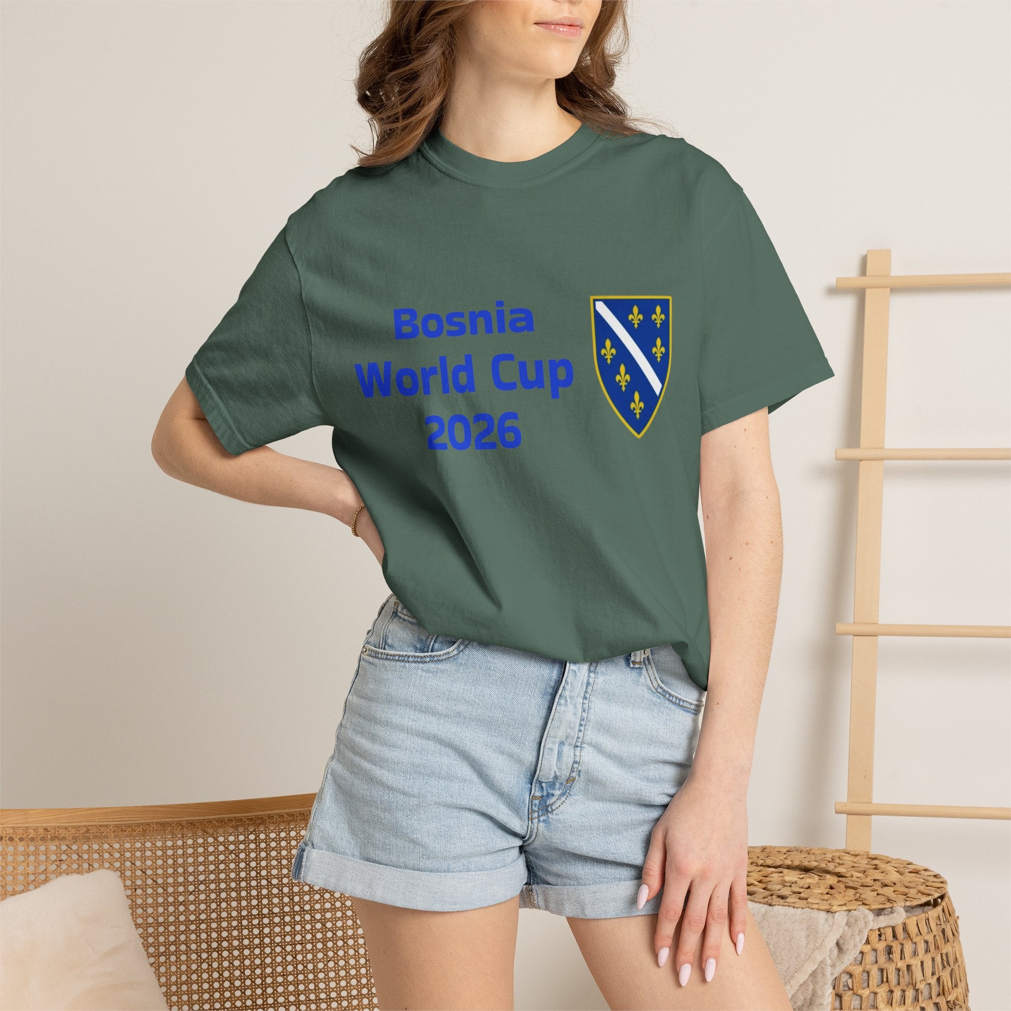 Bosnia World Cup 2026 T-Shirt — Bosnia Crest Soccer Fan Tee