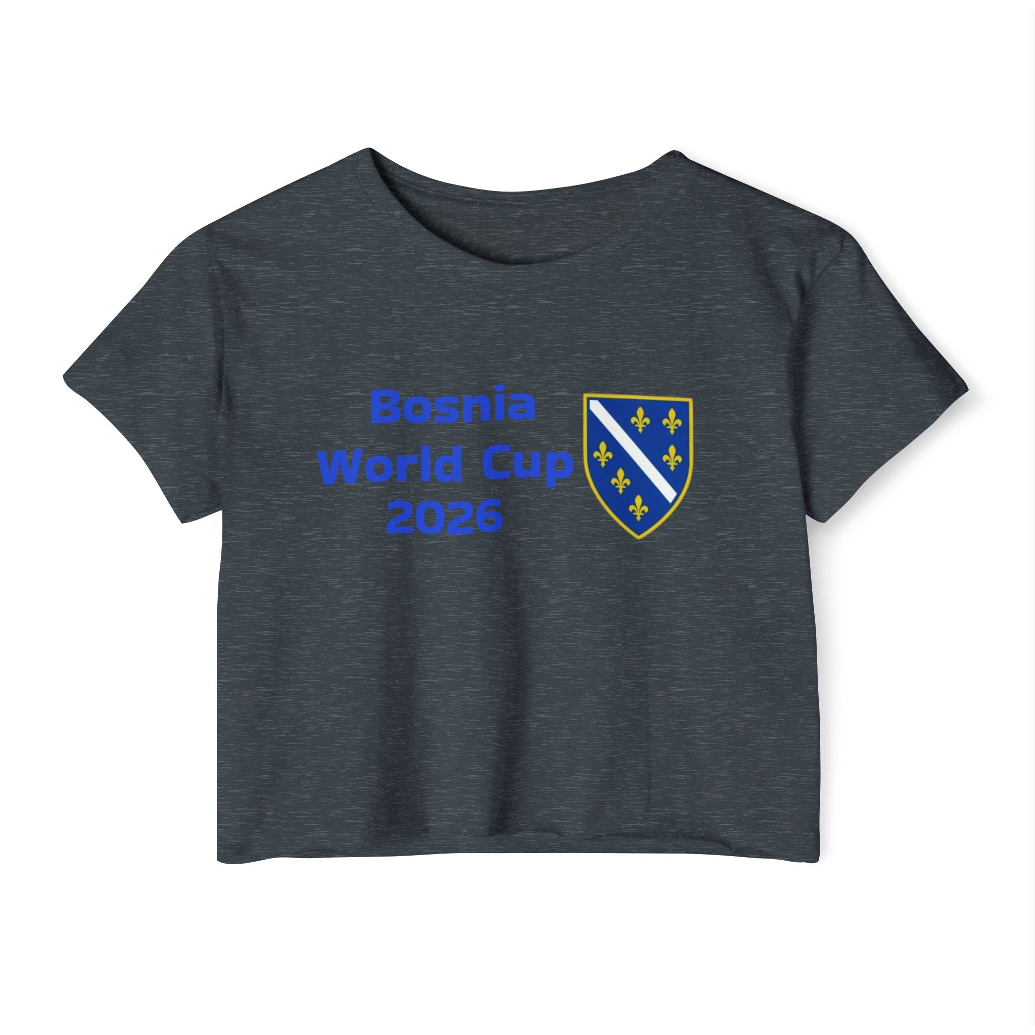Bosnia World Cup 2026 Crop Top — Balkan Haus Festival Tee