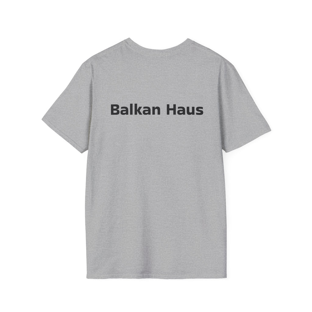 'Giftaj me beboo' Balkan Haus T-Shirt — Funny Bosnian Phrase Tee