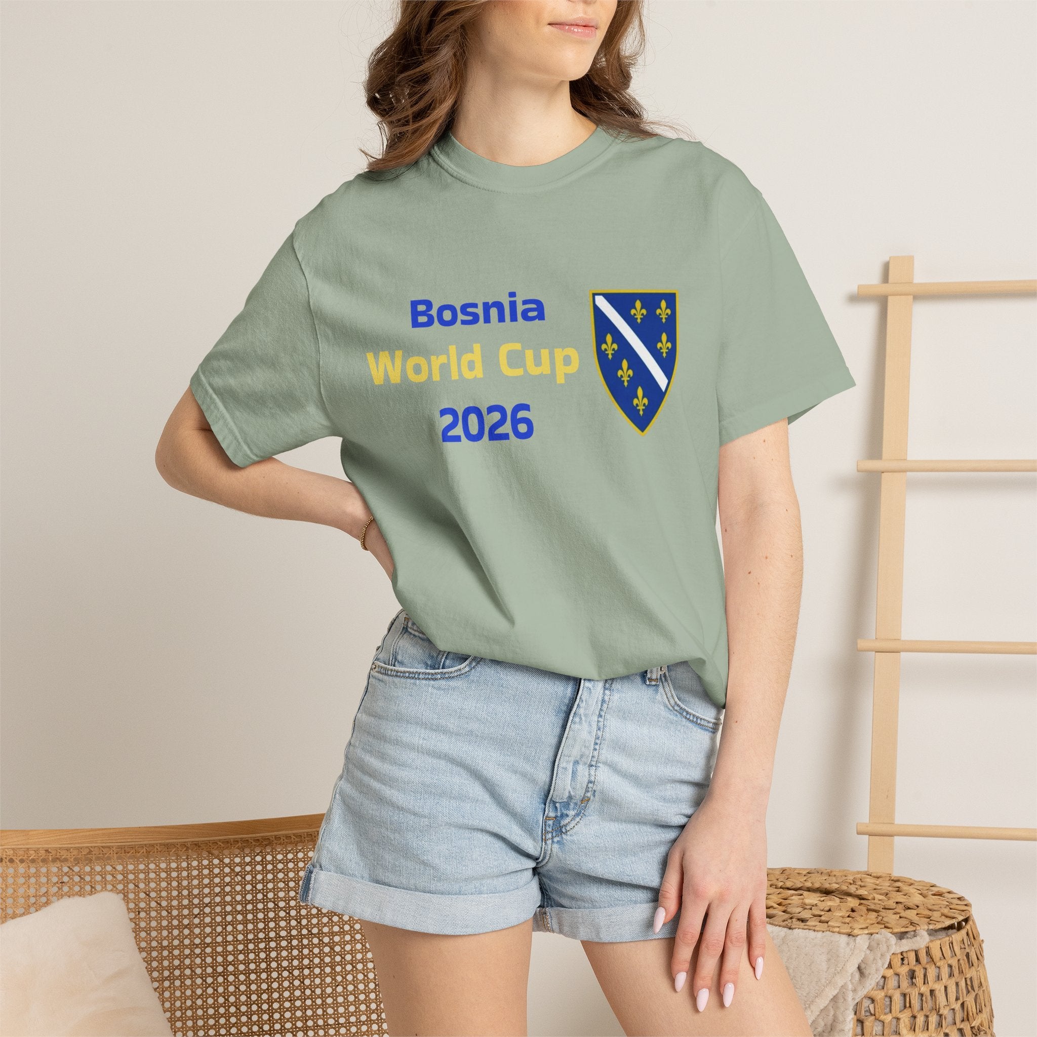 Bosnia World Cup 2026 T-Shirt – Bosnia Crest Soccer Fan Tee