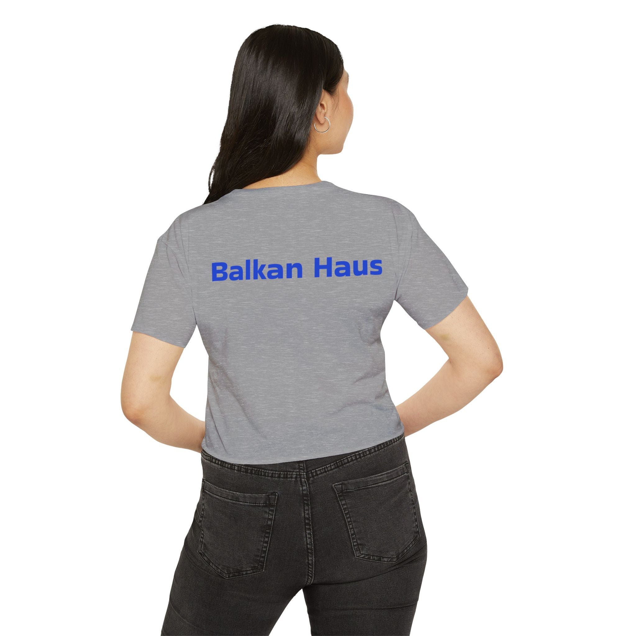 Bosnia World Cup 2026 Crop Top — Balkan Haus Festival Tee