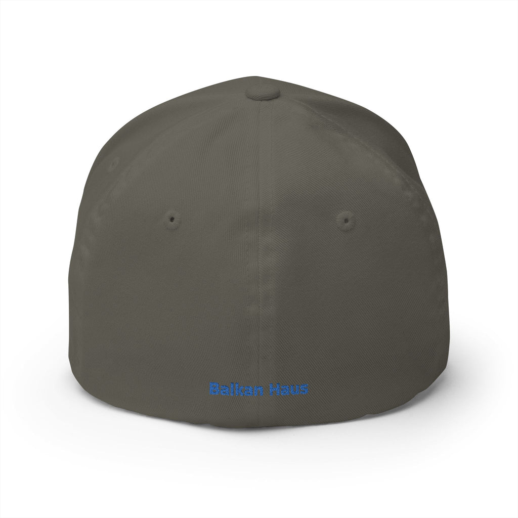 Bosnia Flag Embroidered Cap — Balkan Haus Closed‑Back Baseball Hat