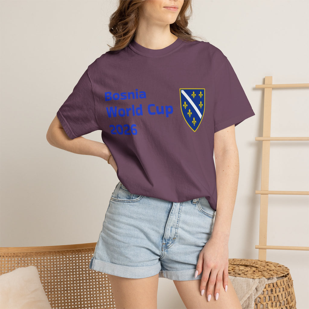 Bosnia World Cup 2026 T-Shirt — Bosnia Crest Soccer Fan Tee