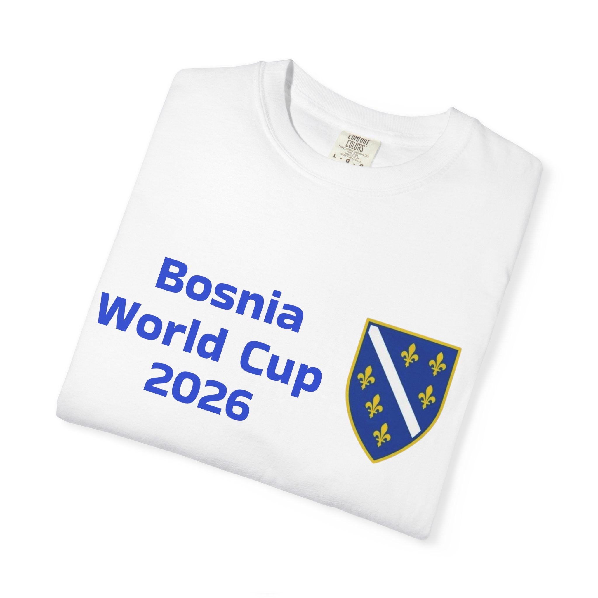 Bosnia World Cup 2026 T-Shirt — Bosnia Crest Soccer Fan Tee