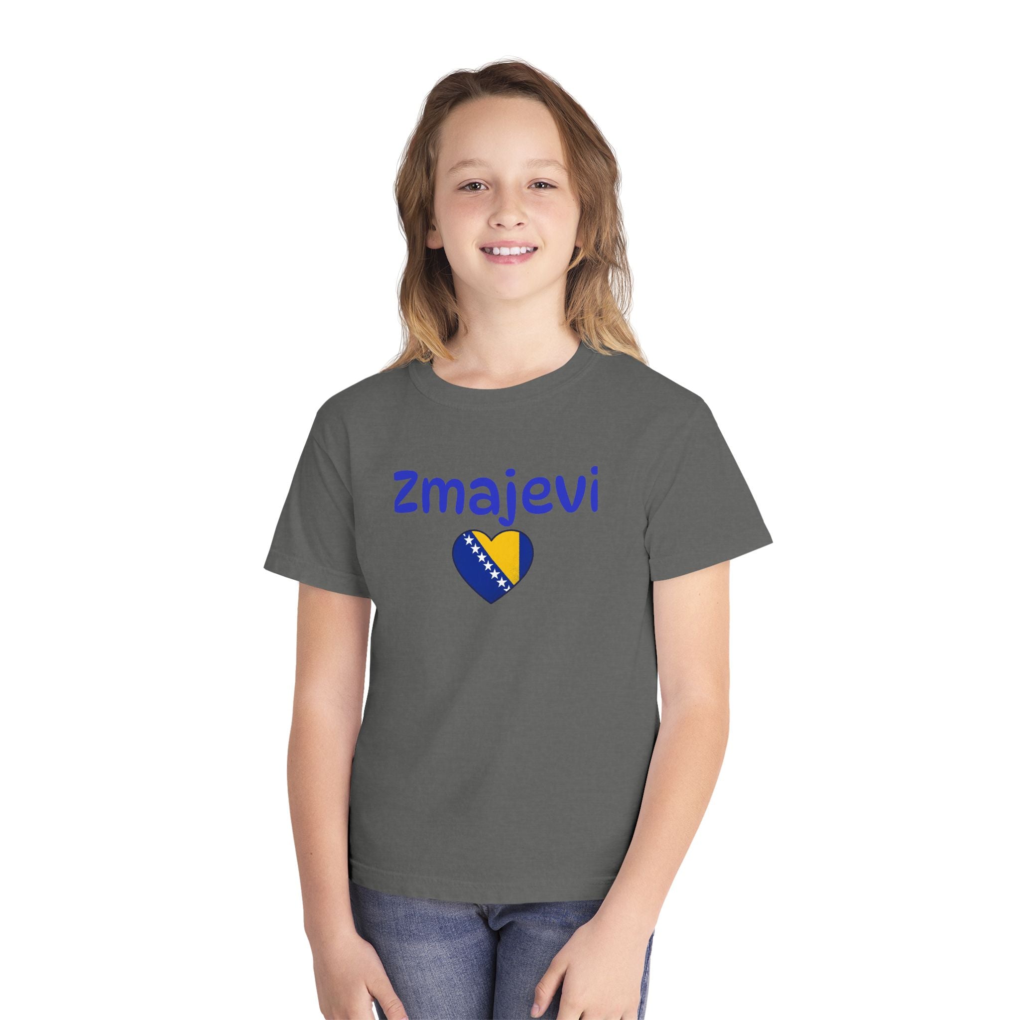 Youth Tee — "Zmajevi" Bosnia Heart Kids T-shirt
