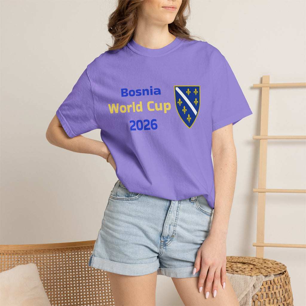 Bosnia World Cup 2026 T-Shirt – Bosnia Crest Soccer Fan Tee