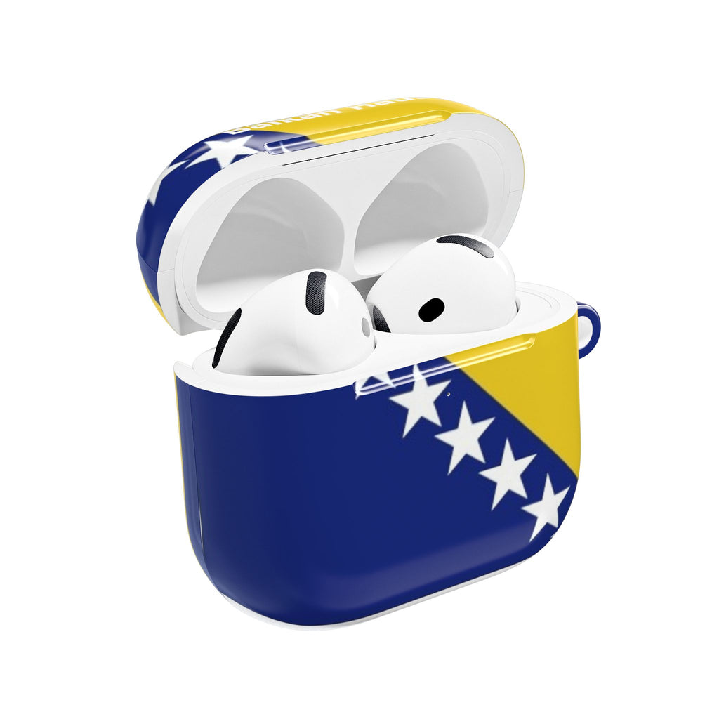 Bosnia Flag AirPod Case — Balkan Haus Protective Wireless Earbud Cover
