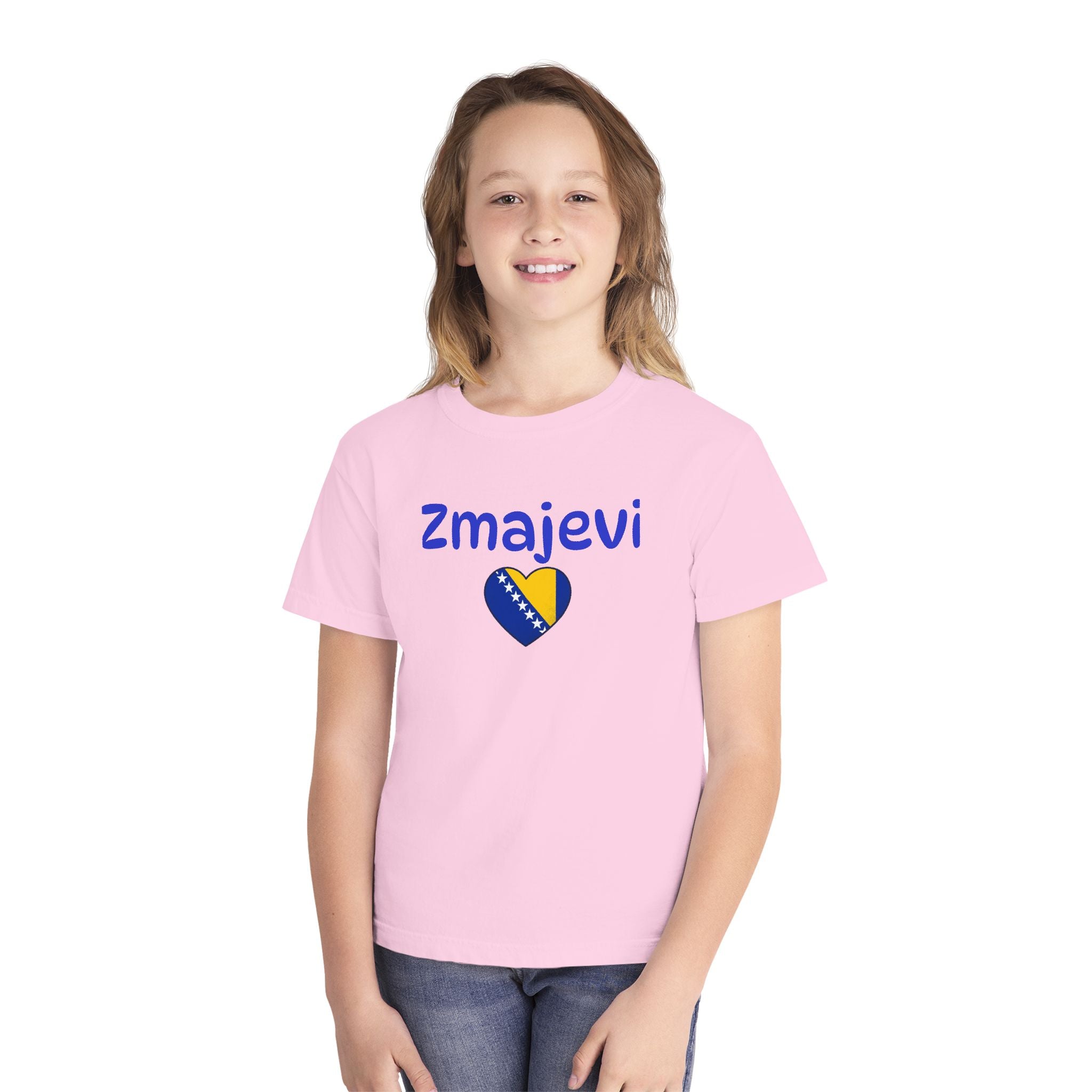 Youth Tee — "Zmajevi" Bosnia Heart Kids T-shirt