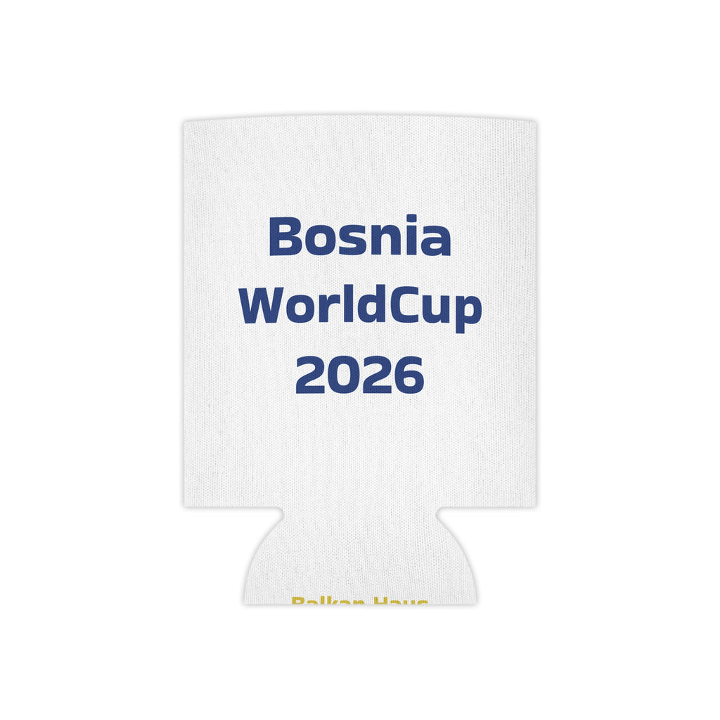 Bosnia World Cup Can Cooler – Flag Design 2026 Soccer Drink Koozie