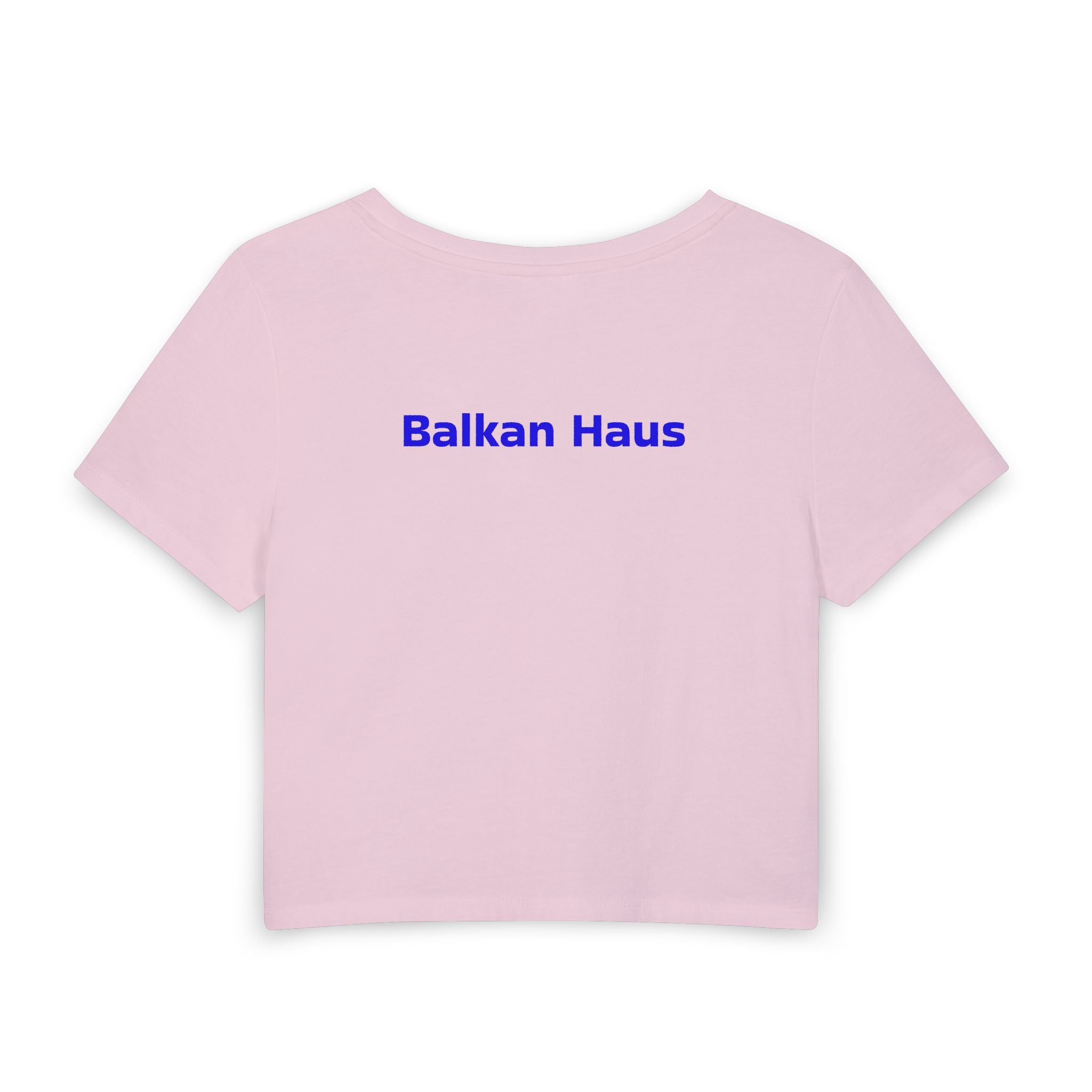 Bosnia World Cup 2026 Women's Baby Tee — Heart Flag Soccer Fan Crop Top